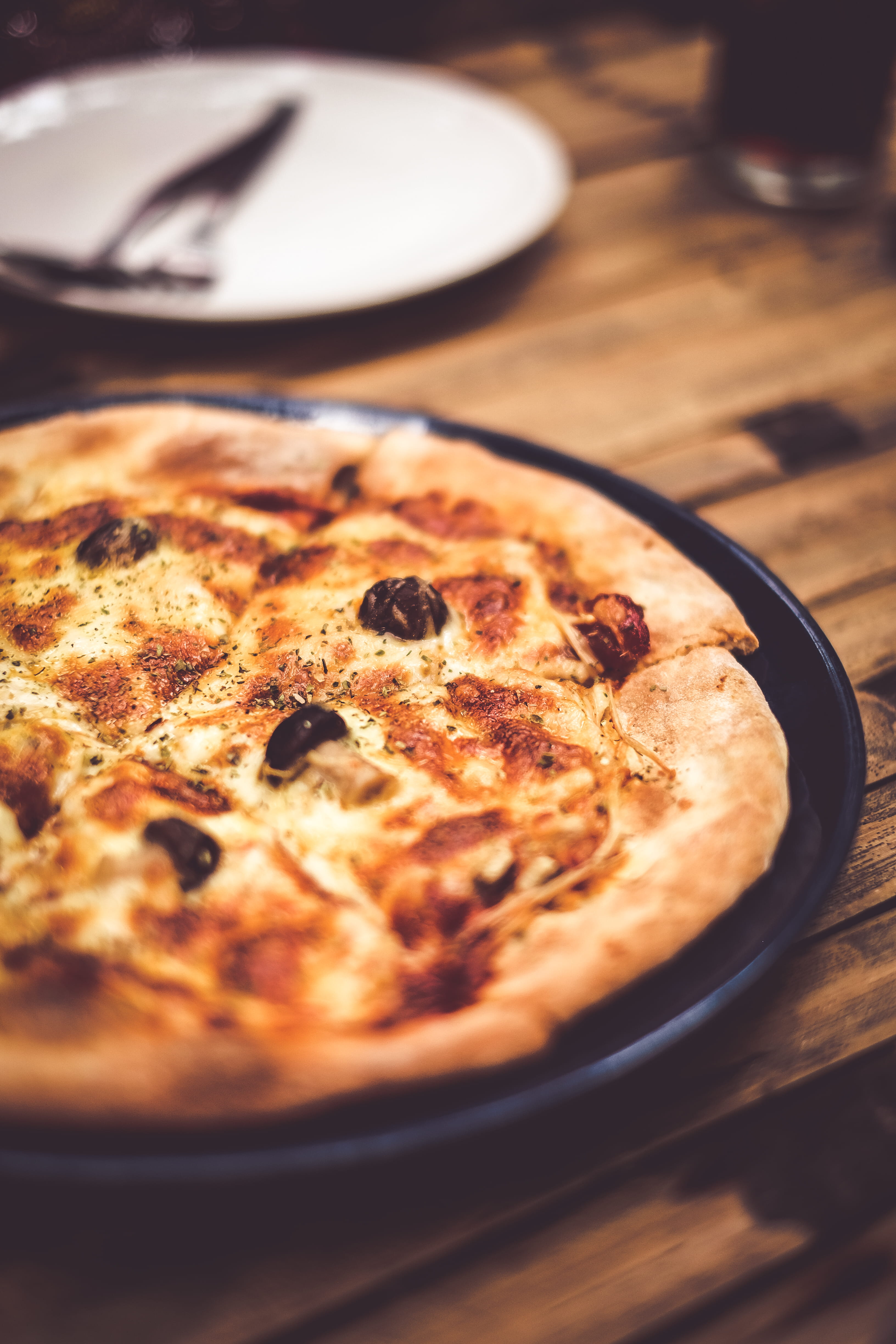 meal, temptation, sweet food, indulgence, high angle view, 4K, pizza, unhealthy eating, savory pie, freshness, food, snack, no people, baked, food and drink, Phone HD Wallpaper