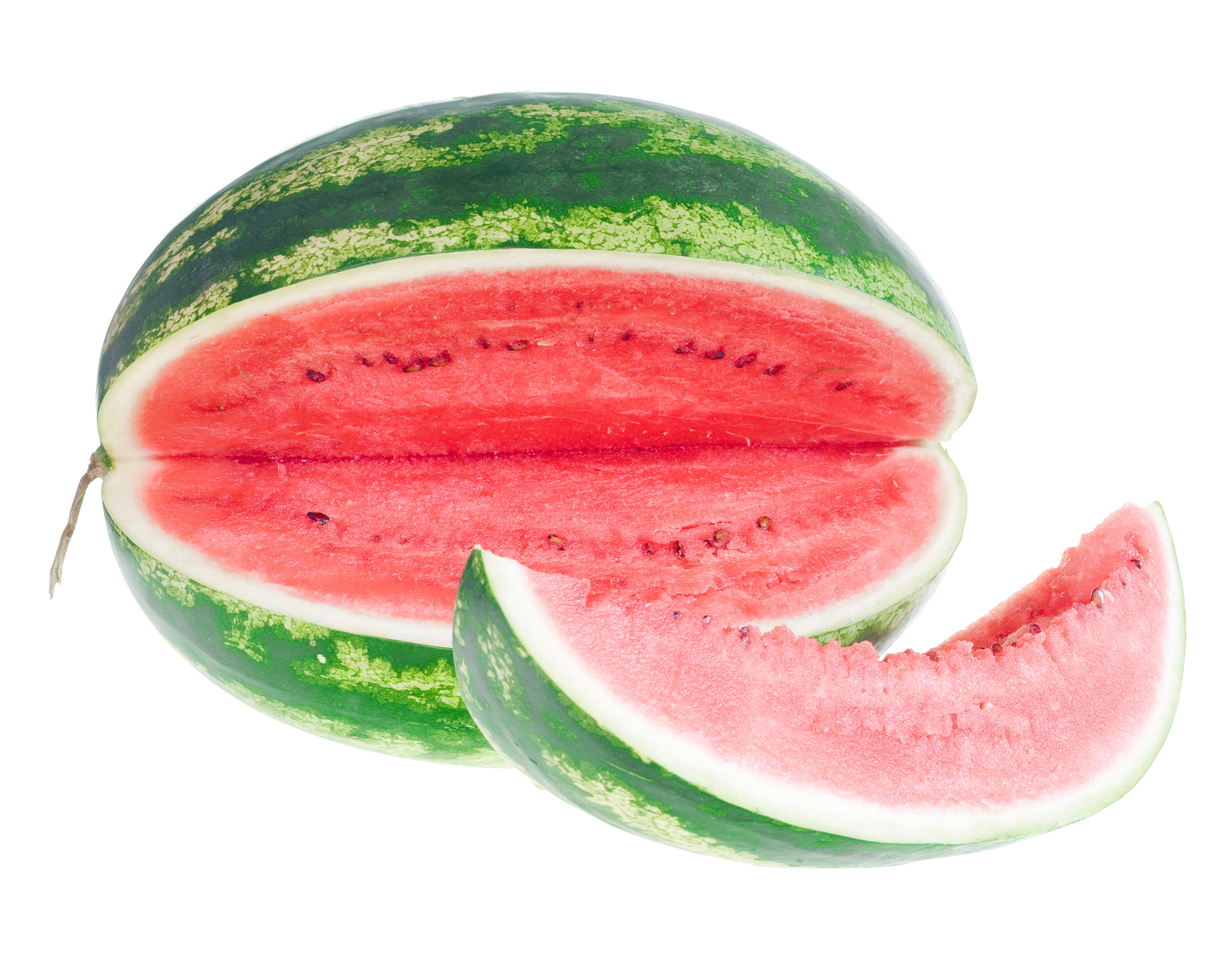 2K, still life, juicy, cross section, nutrition, diet, food and drink, eat, sweetfood, cut out, green color, watermelon, ripe, red, wellbeing, no people, HD Wallpaper