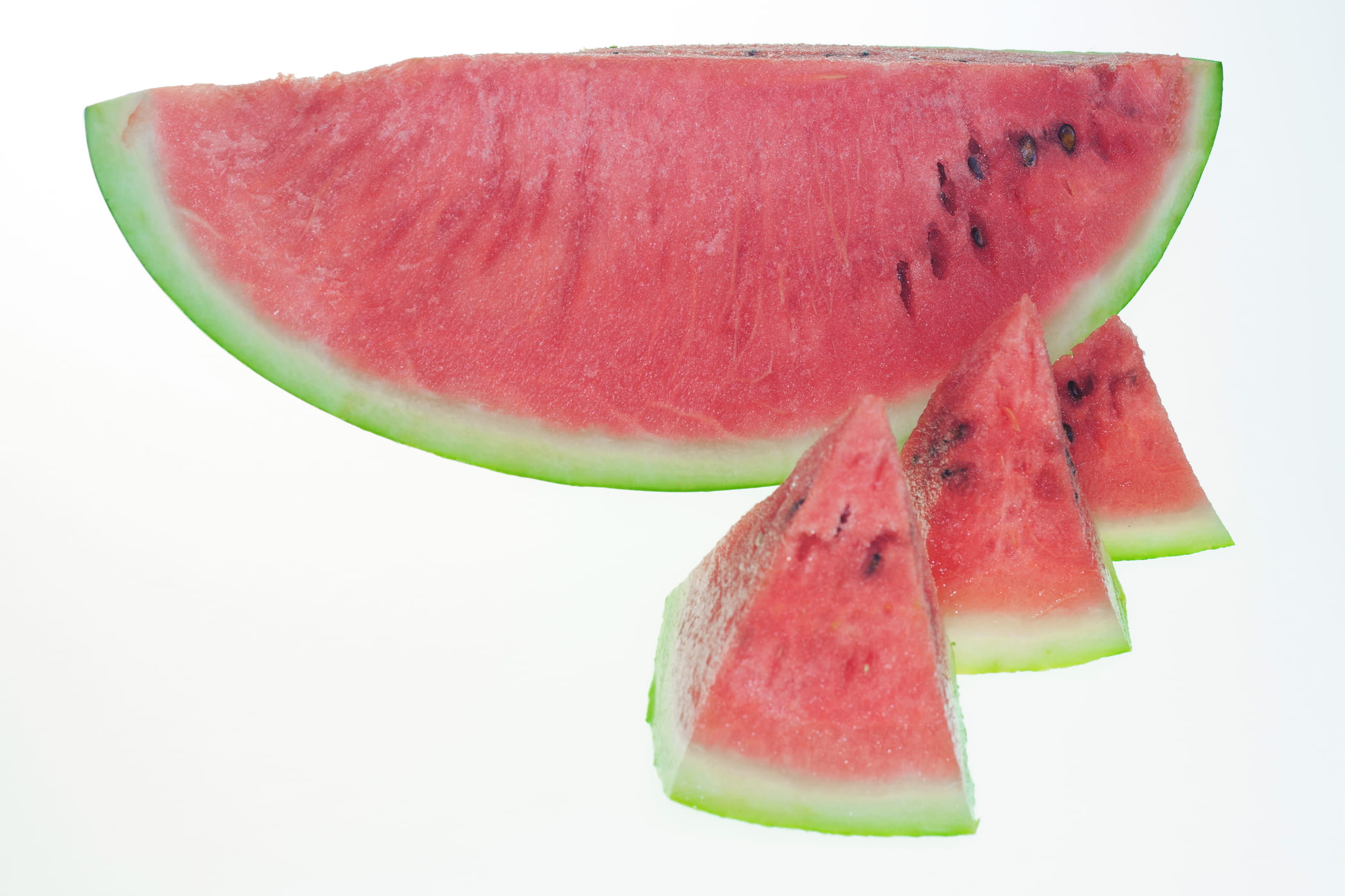 white, close-up, fresh, vitamin, refreshment, wellbeing, slice, studio shot, ripe, no people, healthy, summer, 1080P, diet, fruit, snack, juicy, healthyfood, HD Wallpaper
