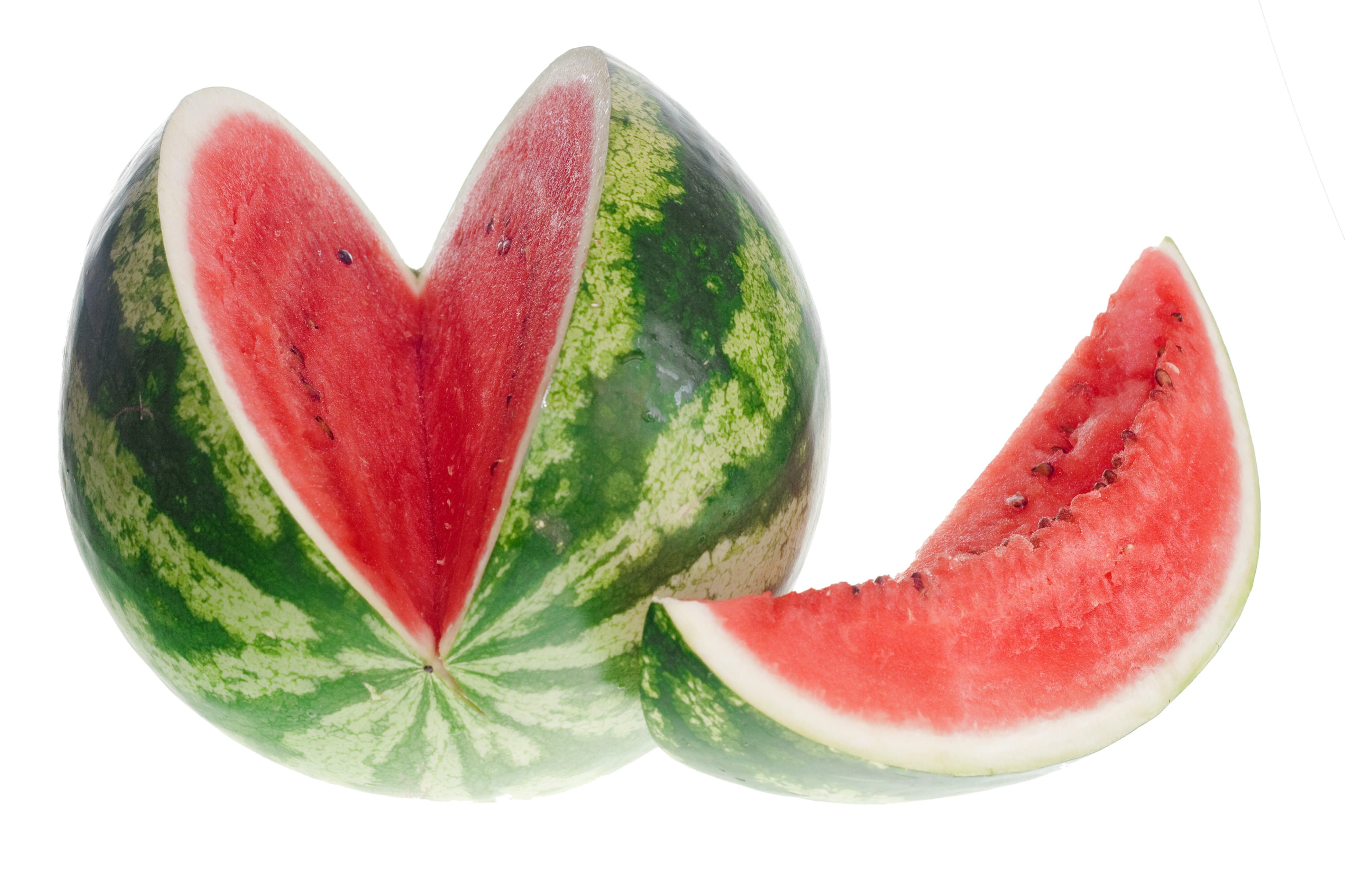 diet, cut out, white background, fruit, close-up, fresh, white, cut, isolated, indoors, eatinghealthy, food, food and drink, watermelon, healthy eating, HD Wallpaper