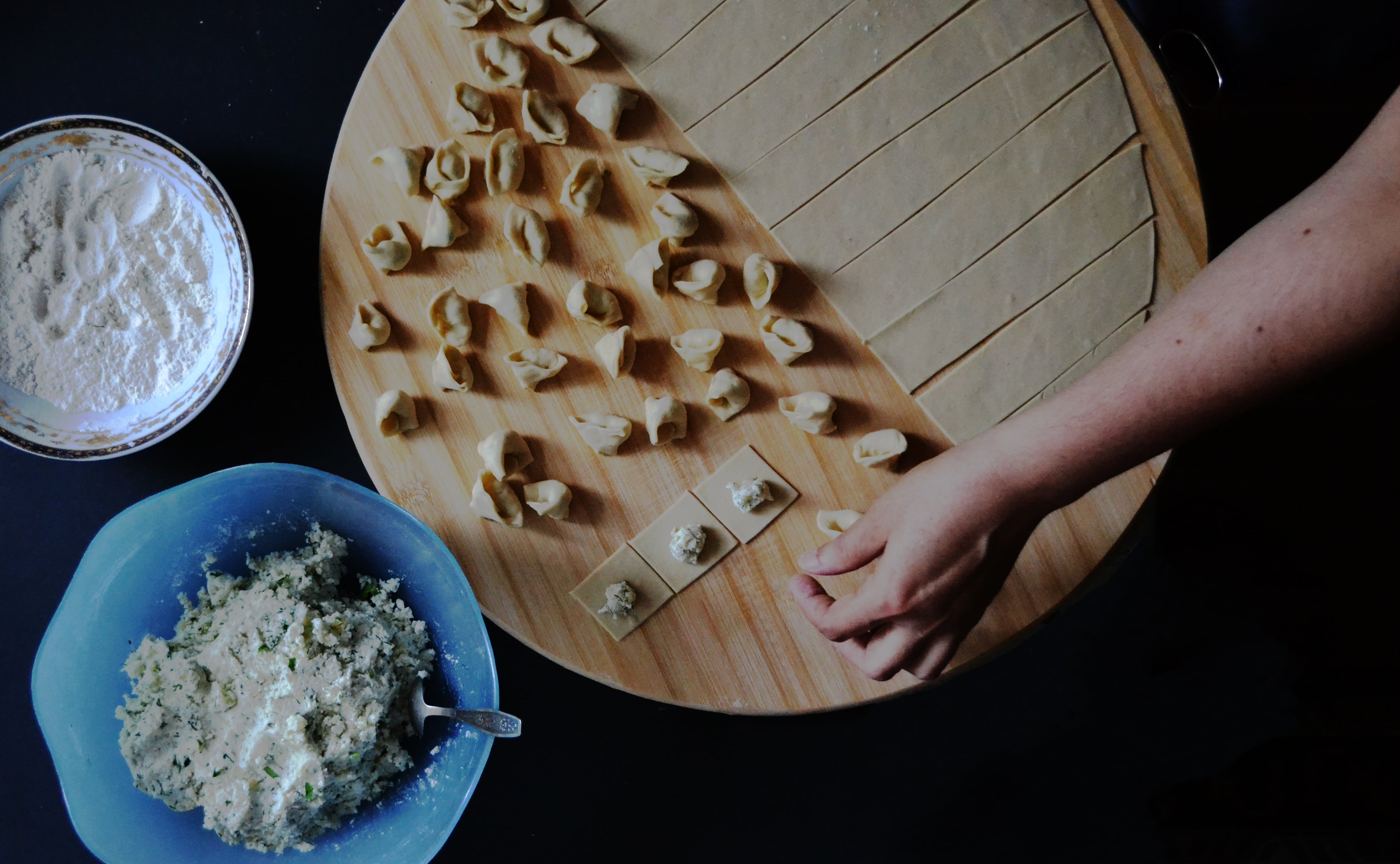 food, freshness, hand, adult, healthy eating, human body part, kitchen, body part, one person, cooking, women, 4K, preparing food, pasta, making, wellbeing, HD Wallpaper