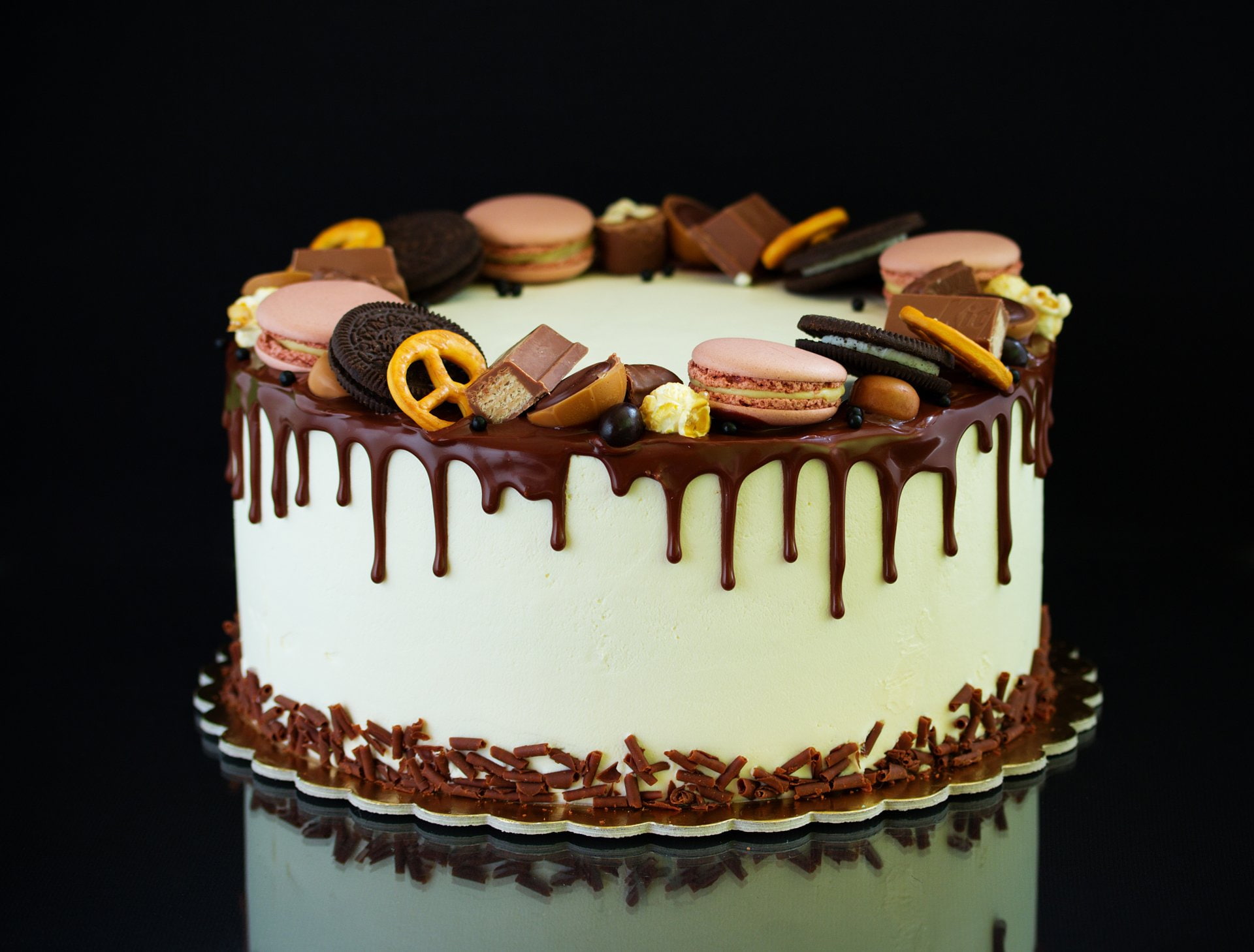 1080P, Chocolate, Macaron, Oreo, Pastry, Cake, Food, HD Wallpaper