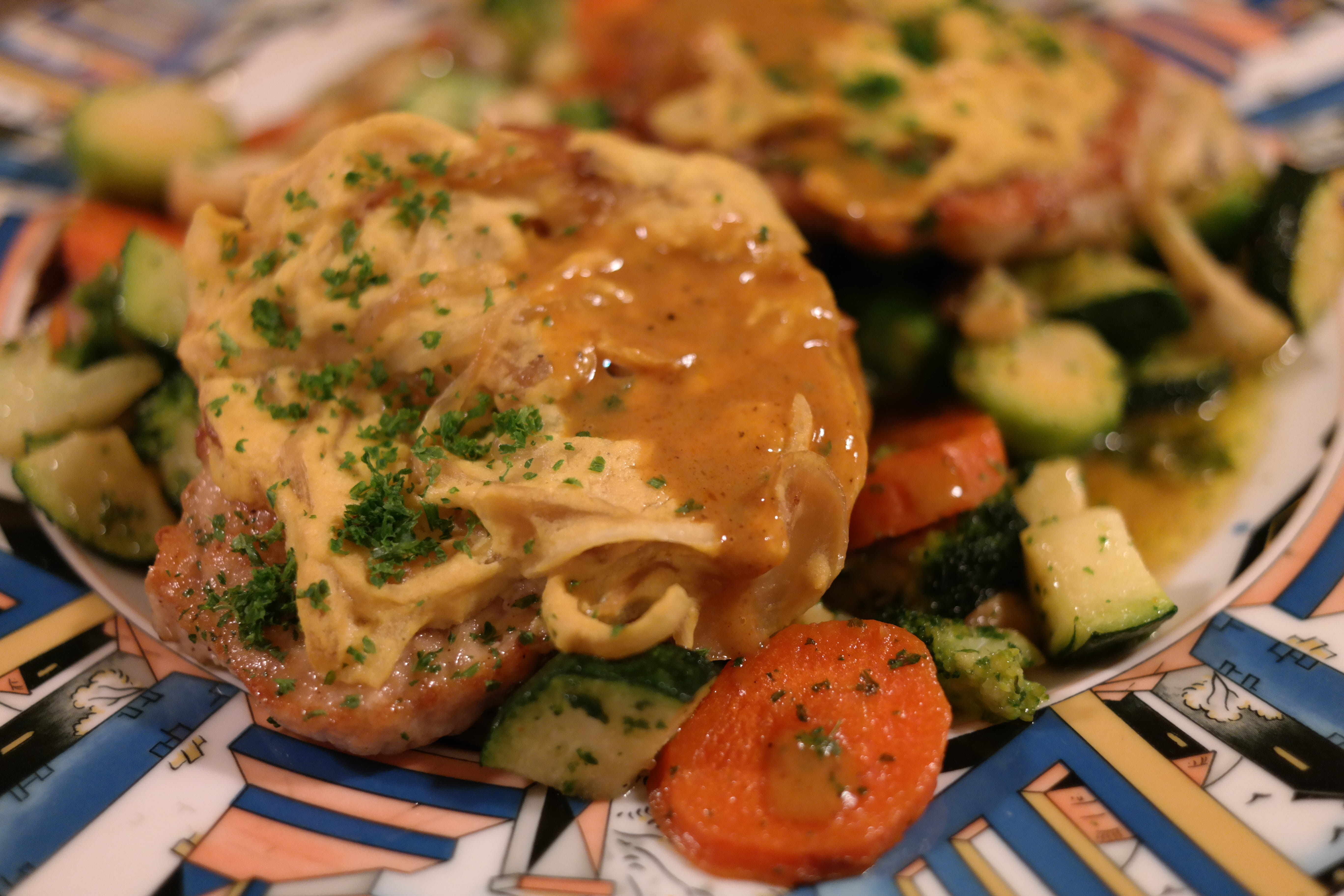 serving size, healthy eating, tagliatelle, high angle view, 5K, table, snack, ready-to-eat, meal, close-up, meat, plate, mustard crust, food and drink, HD Wallpaper