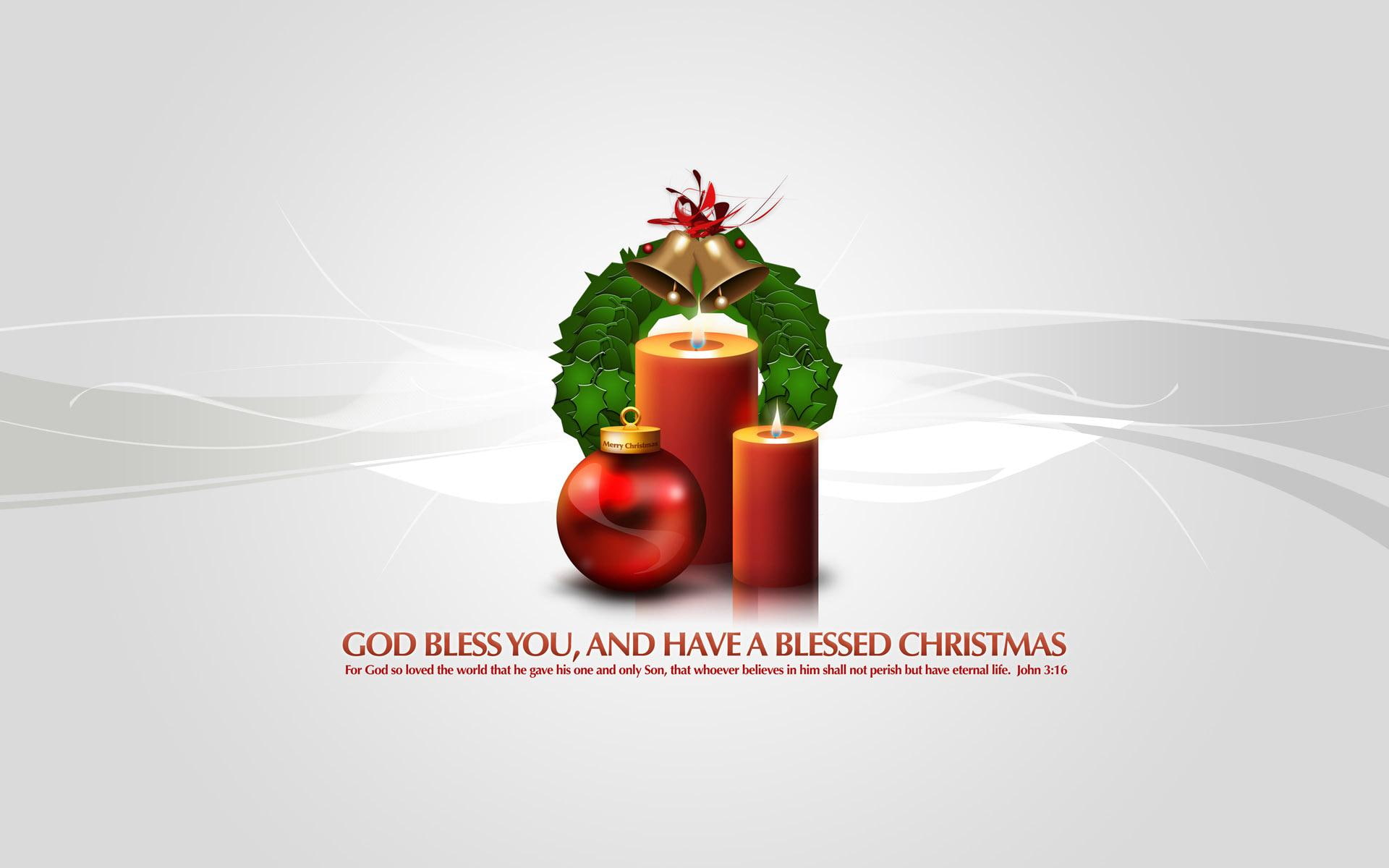 christmas, 1080P, god, presents, bless, HD Wallpaper