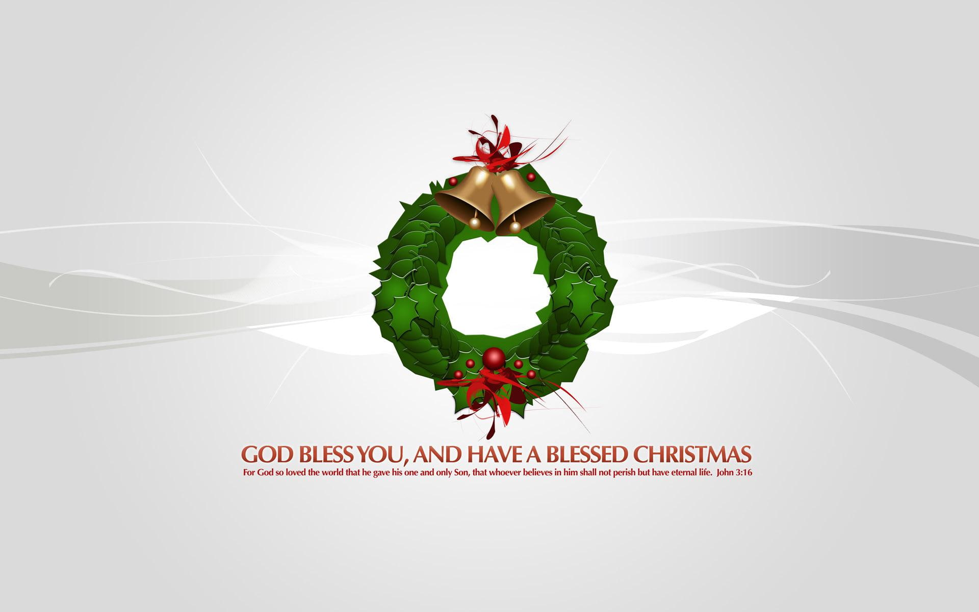 blessed, bless, 1080P, god, christmas, HD Wallpaper
