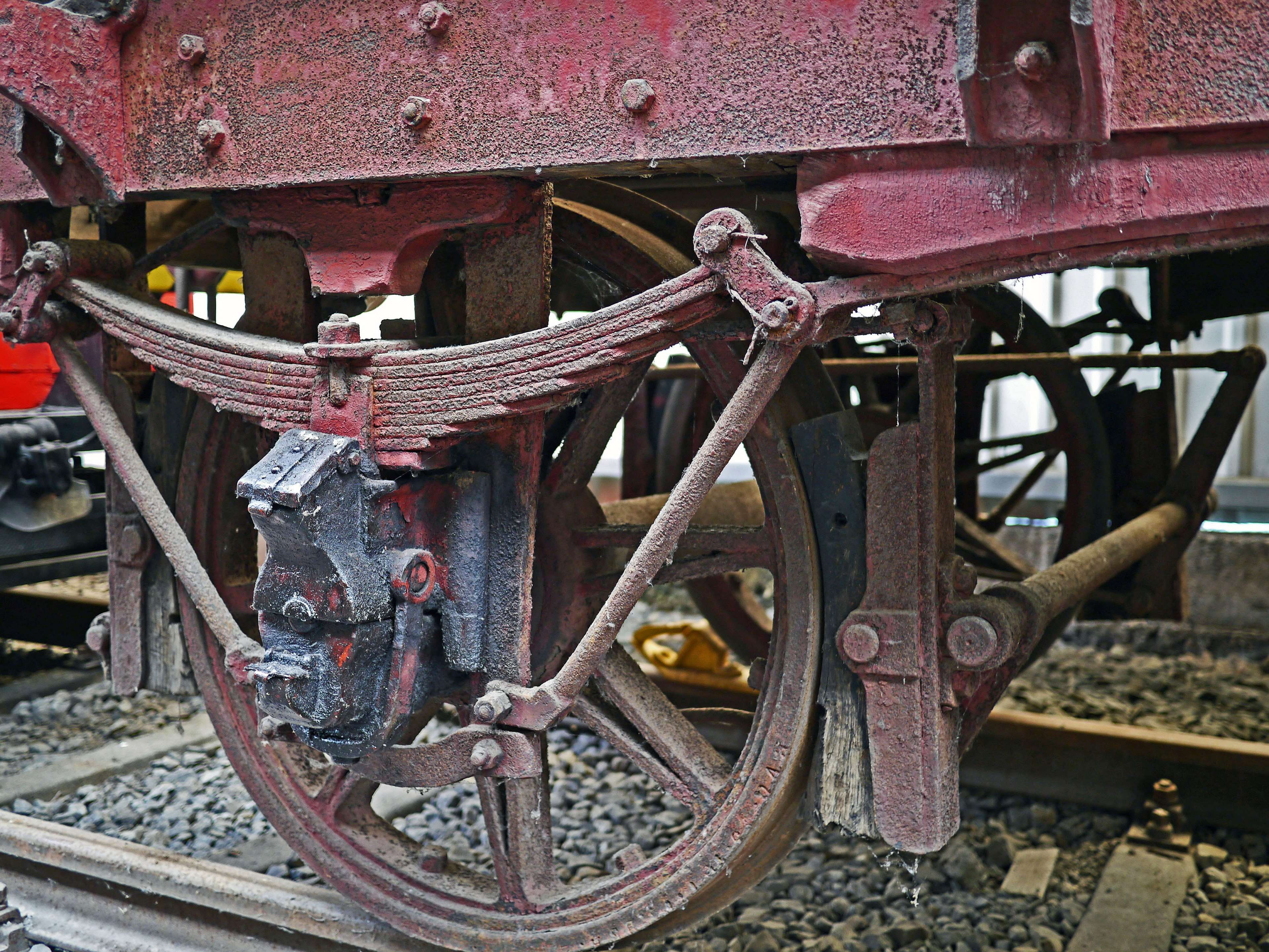 4K, retro styled, deterioration, track, train - vehicle, railway museum, run-down, railway carriages, patina, country track, work reserve, obsolete, rail, HD Wallpaper