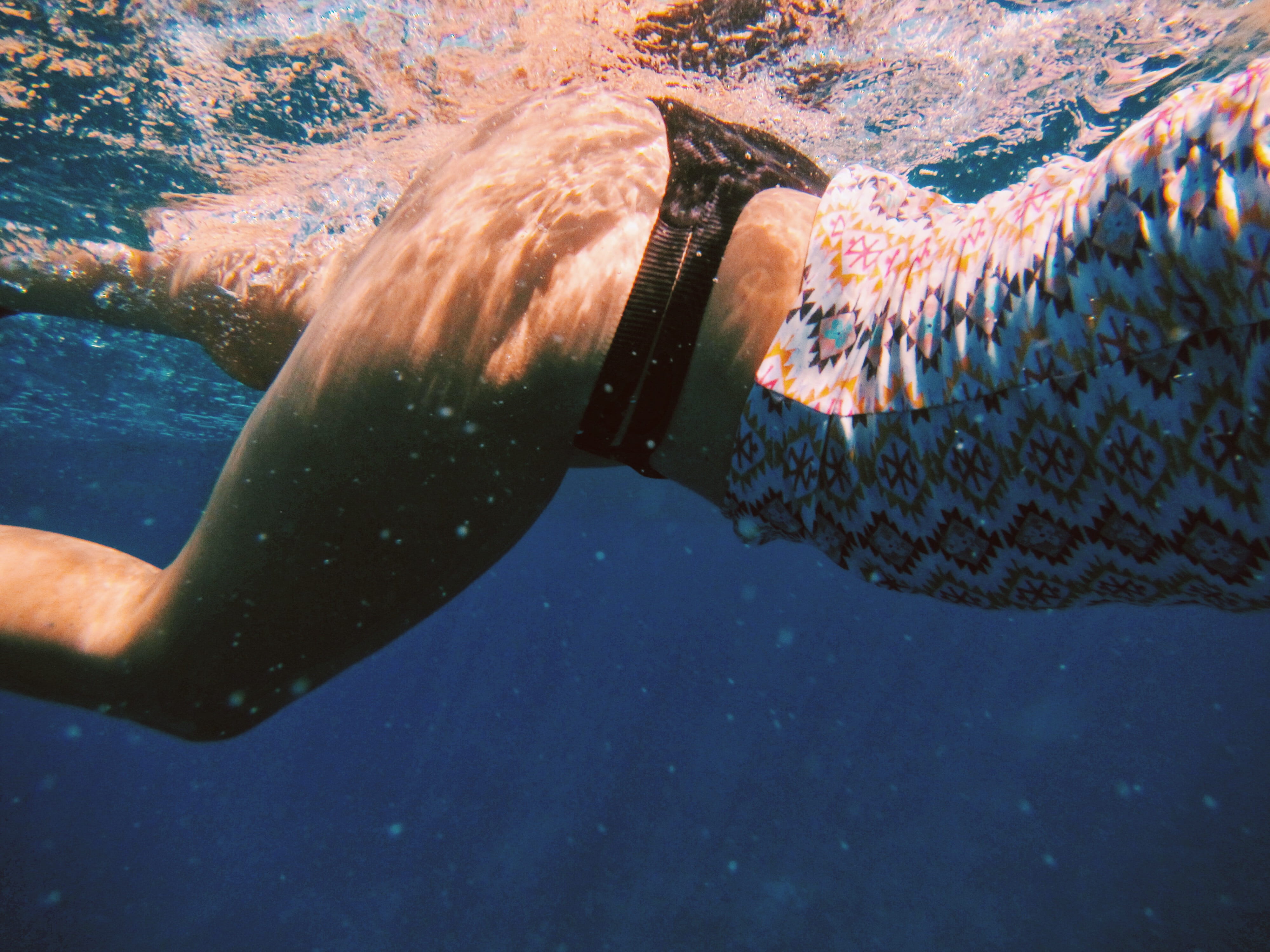bathing suit, guantánamo bay, water, underwater, human body part, ocean, swimwear, one person, girl, snorkeling, outdoors, leisure activity, swimming, healthy lifestyle, HD Wallpaper