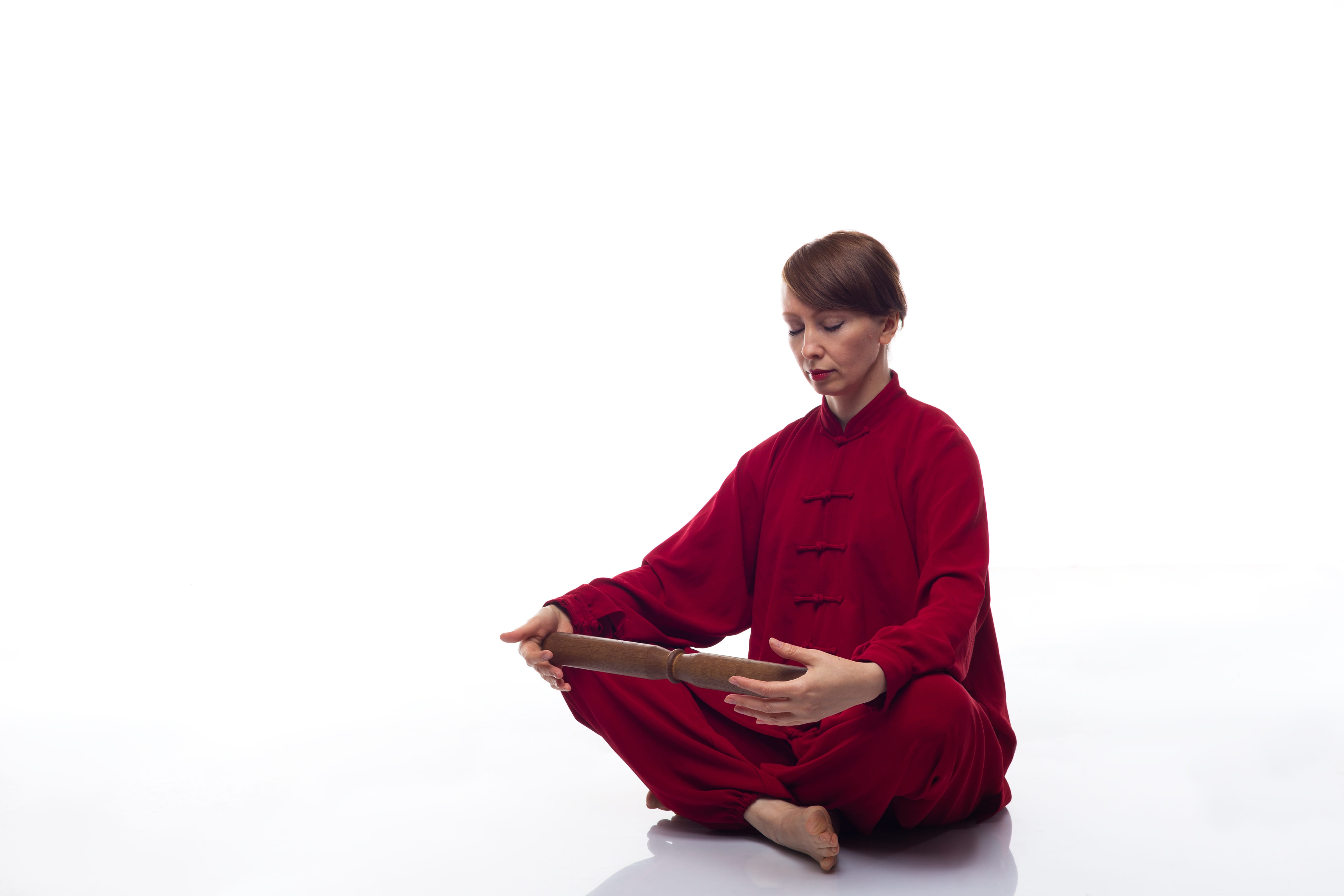 wireless technology, communication, adult, connection, white background, young adult, qigong, holding, yoga, young women, cut out, studio shot, 4K, red, HD Wallpaper