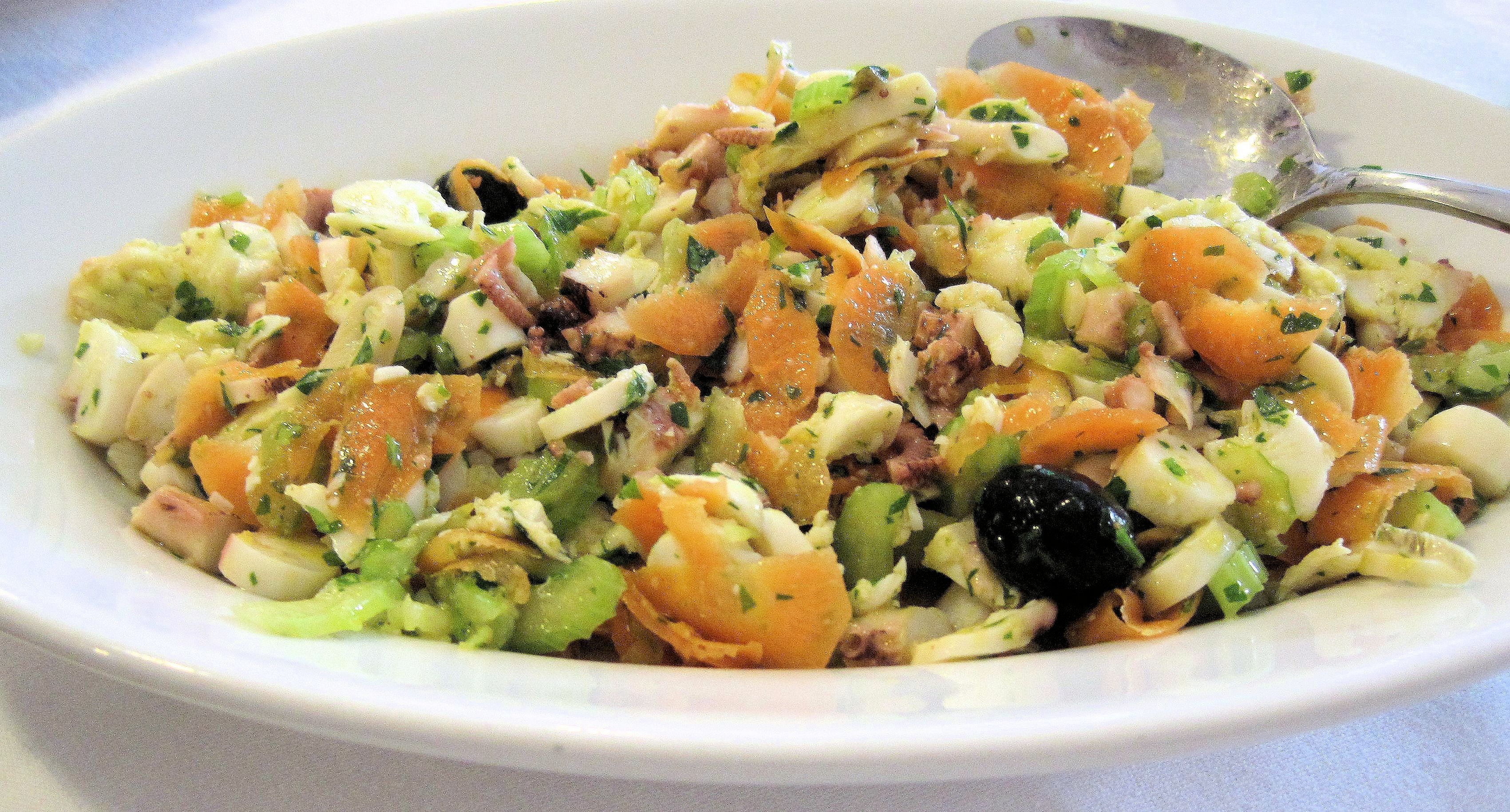 seafood salad, vegetable, indulgence, serving size, octopus, vegetables, garnish, indoors, food, close-up, wellbeing, plate, dinner, temptation, healthy lifestyle, HD Wallpaper