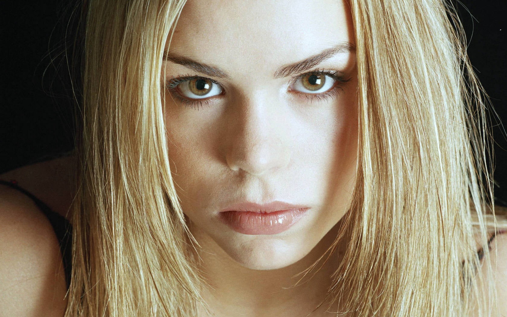 blonde, front View, body part, studio Shot, confidence, hair, blond Hair, contemplation, close-up, eyes, blue Eyes, indoors, actress, beauty, looking At Camera, HD Wallpaper