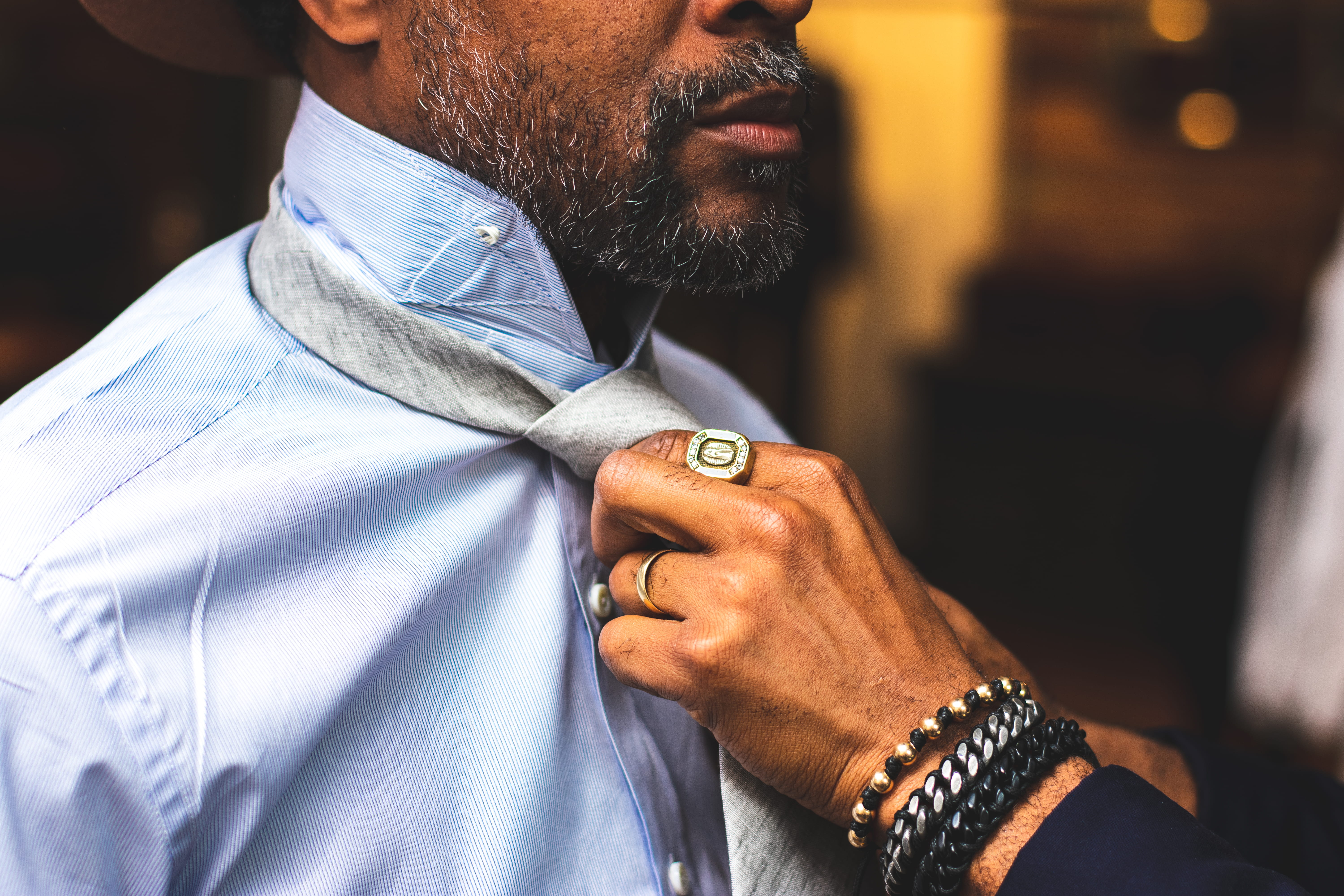 lifestyles, beard, males, mid adult, watch, 5K, standing, focus on foreground, close-up, wear, menswear, men, business, indoors, people, time, human body part, HD Wallpaper