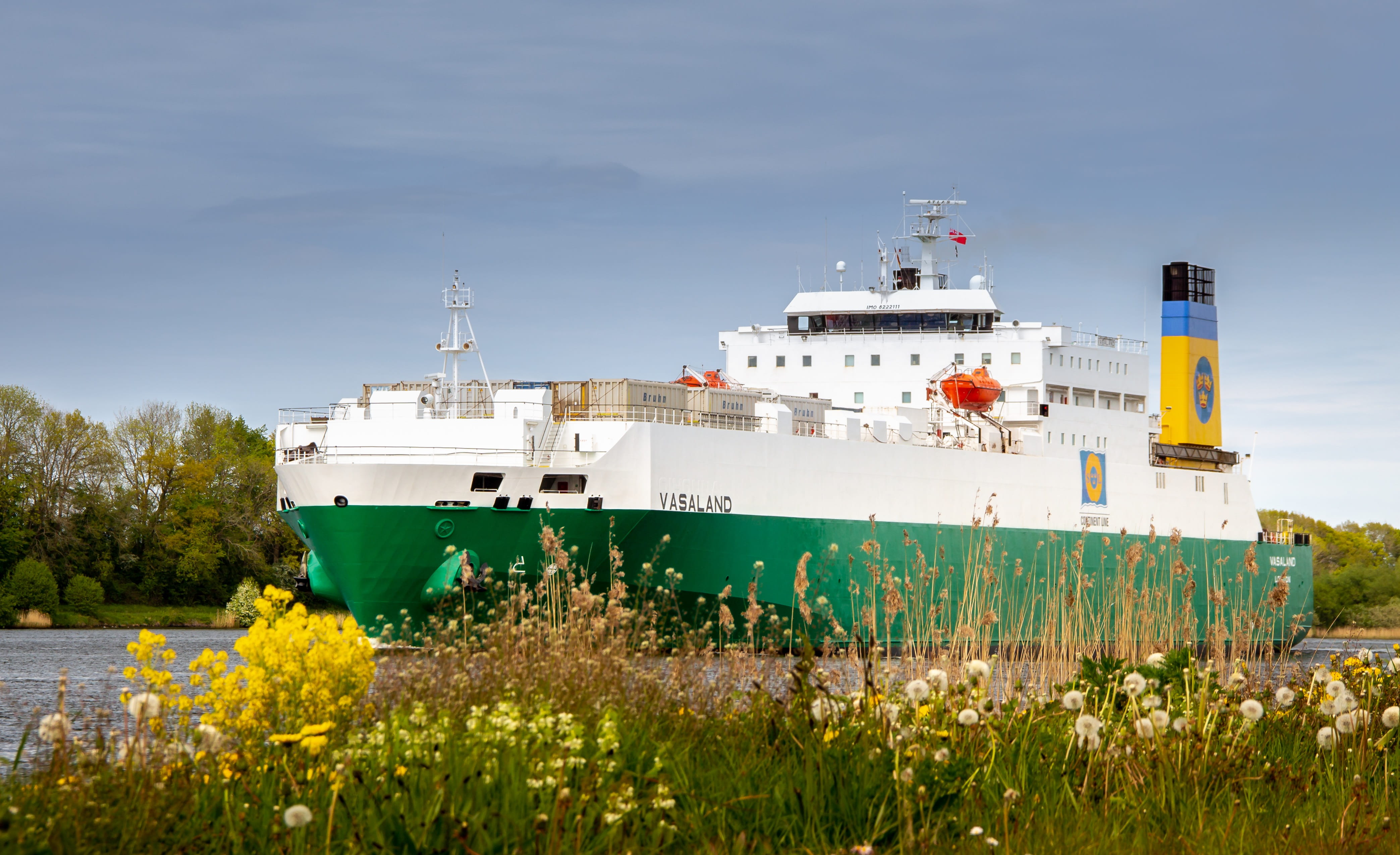 shipping, outdoors, ship, north america, vasaland, built structure, nature, clouds, boat, industry, vacations, growth, seafaring, kiel, port, sea, sky, HD Wallpaper