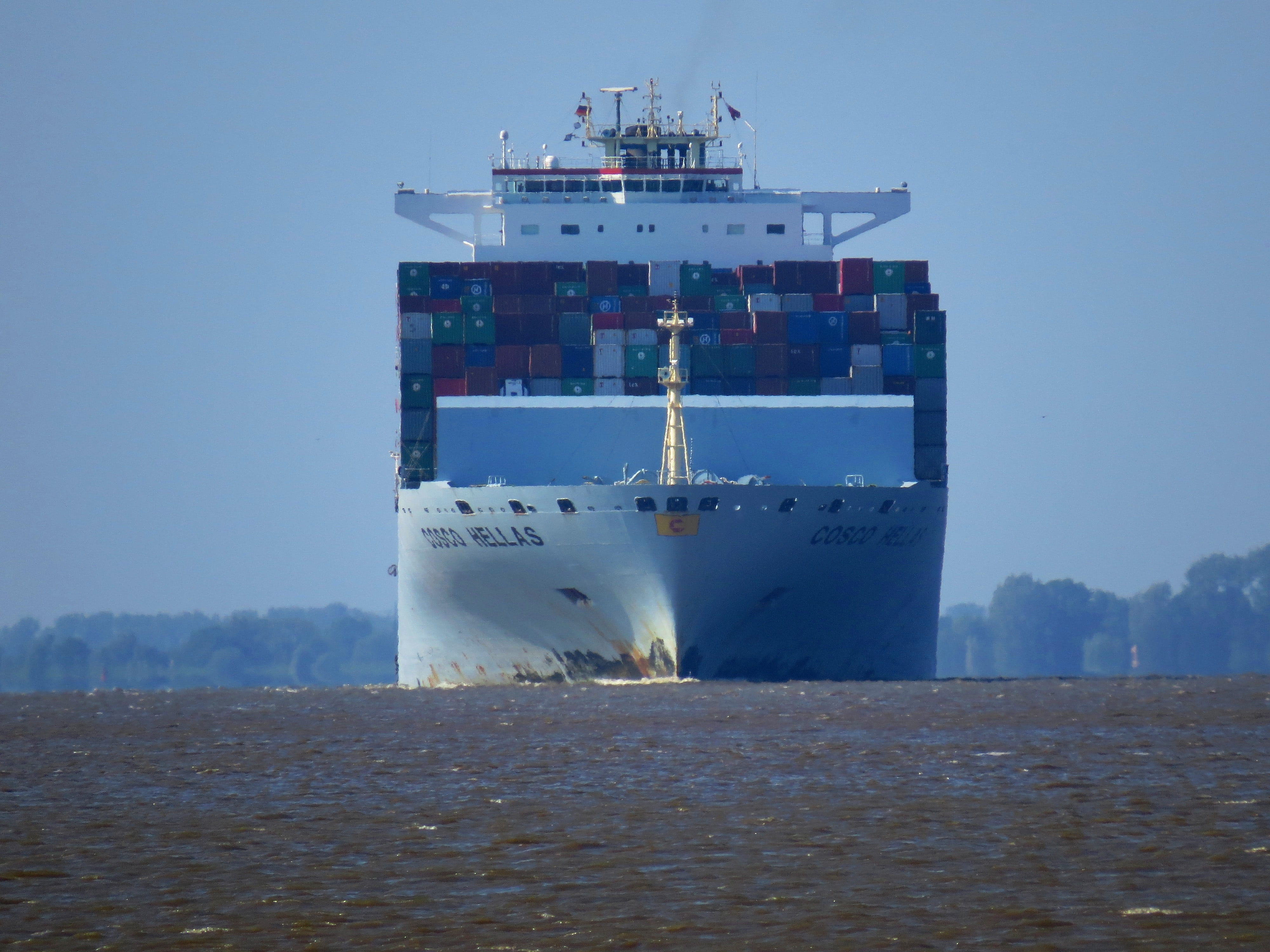 coast, nature, transport, Maritime, Elbe, transportation, cargo, freighter, Container, nautical Vessel, oil industry, harbor, container, ship, technology, HD Wallpaper