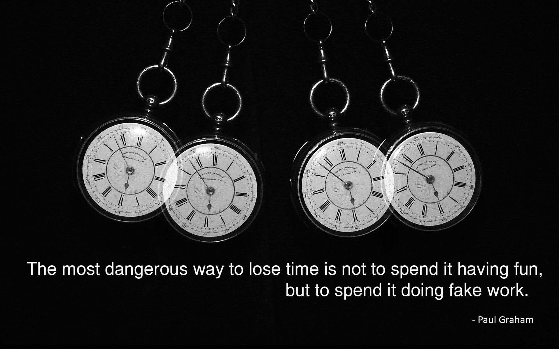 paul graham, quotes, work, pocket, 1080P, face, white, graham, quote, 1920x1200, watch, silver, paul, time, HD Wallpaper