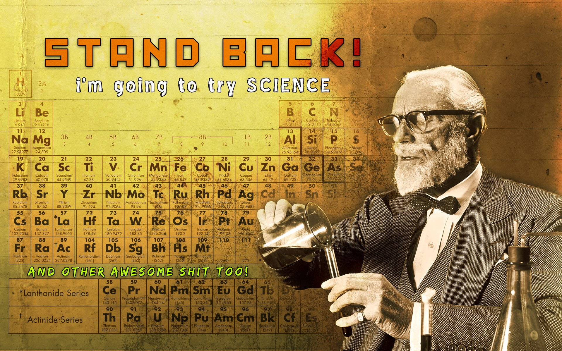 Chemistry, elements, periodic, science, 1080P, table, HD Wallpaper