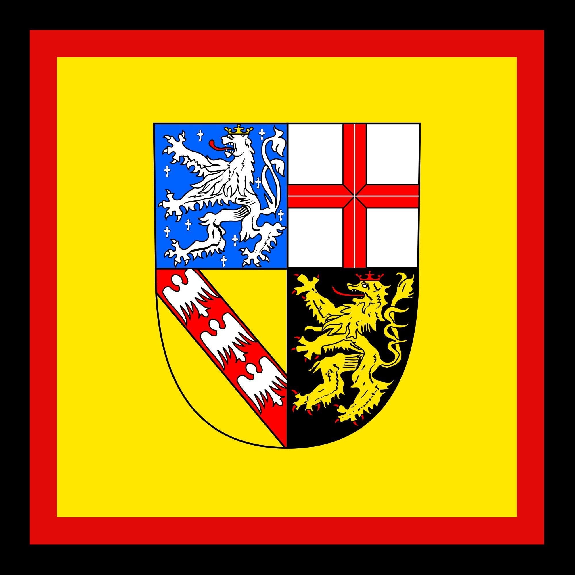 2000px standarte, saarland svg, 1080P, Phone HD Wallpaper