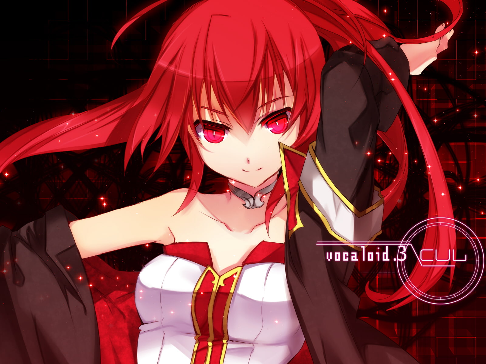 long, red, kira, hair, cul, 720P, yuuki, duplicate, eyes, vocaloid, tagme, HD Wallpaper
