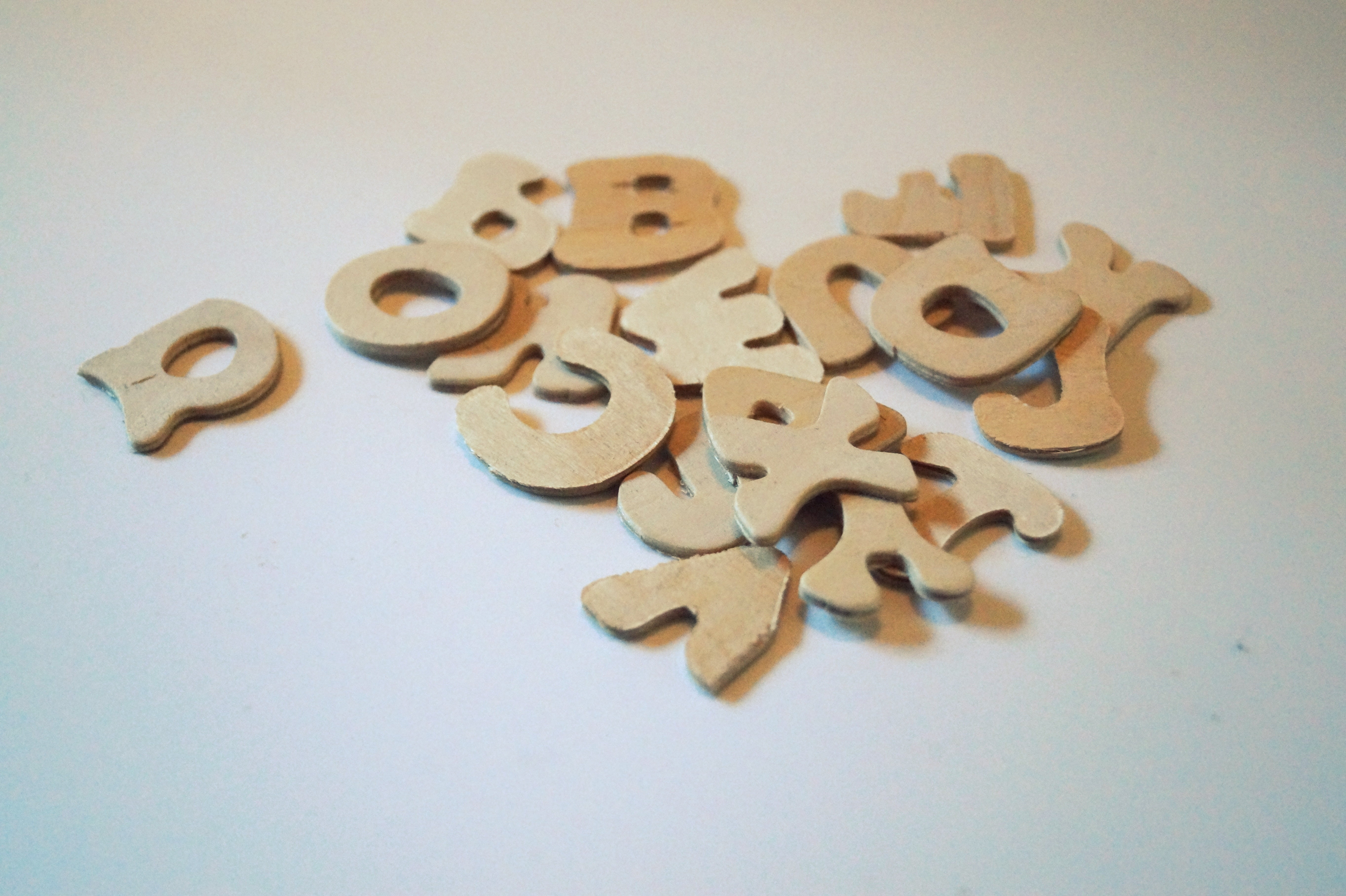 close-up, baked, high angle view, still life, sweet food, food and drink, letters, temptation, cookie, sweet, no people, food, wooden alphabet letters, HD Wallpaper