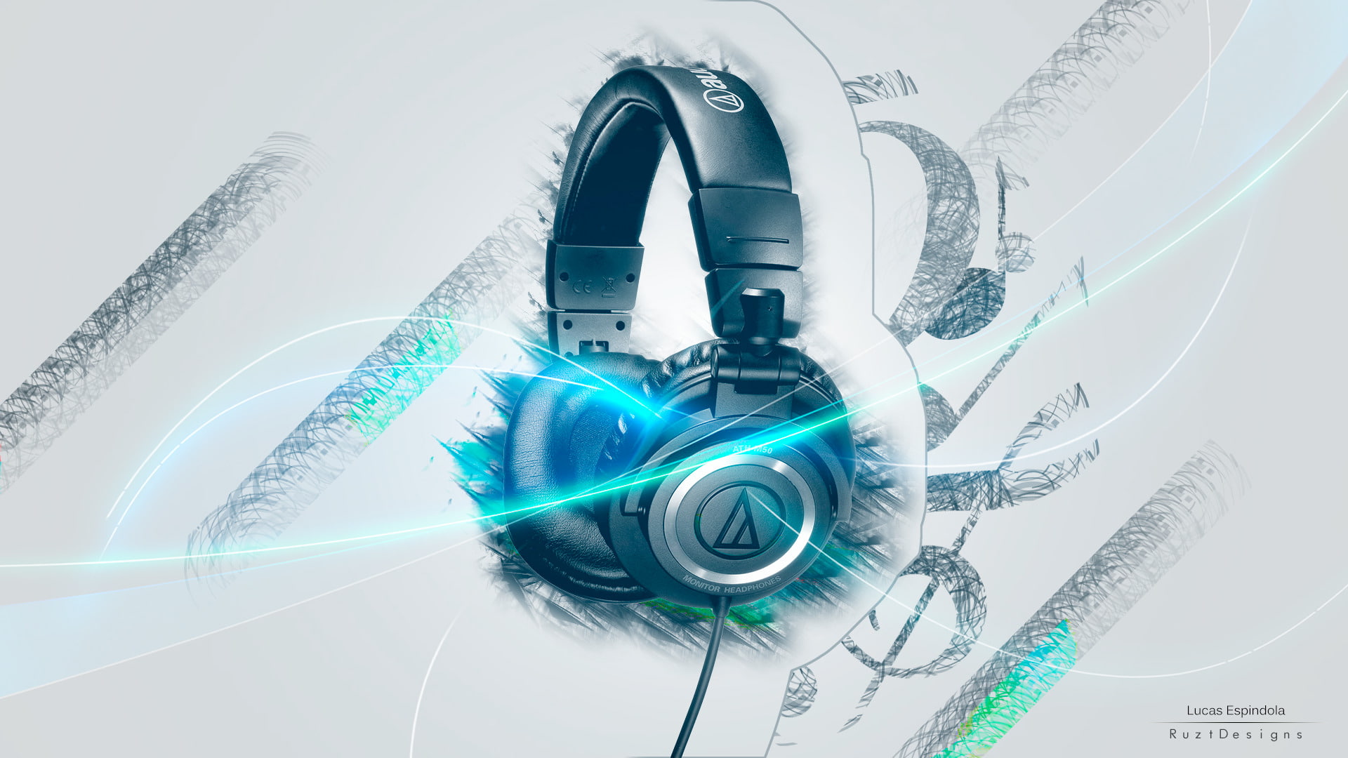 global communications, power supply, no people, connection, motion, cable, healthcare and medicine, complexity, wireless technology, data, music headphones ath m50 digital art streaks, HD Wallpaper