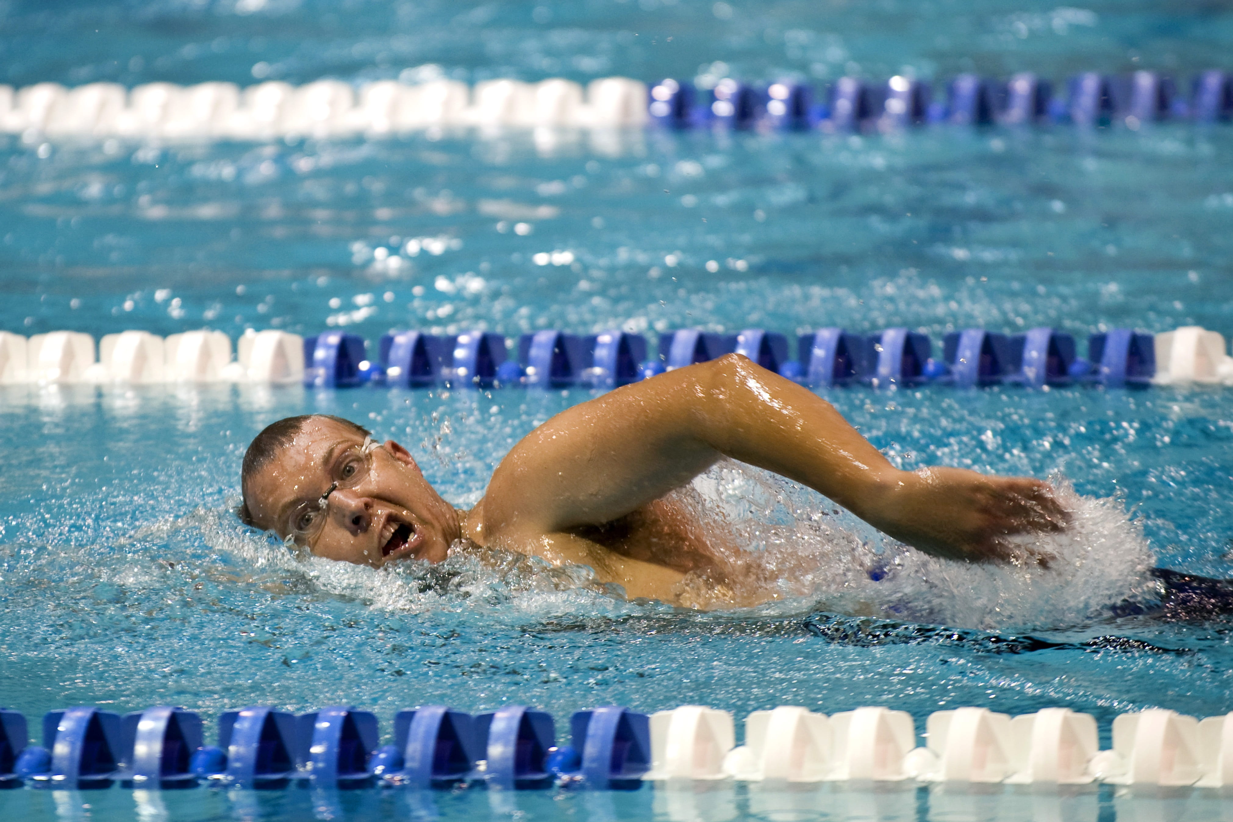 athlete, 4K, stroke, competition, one person, swimmer, leisure activity, goggles, adult, swimming pool, training, lifestyles, nature, motion, sport, splashing, HD Wallpaper