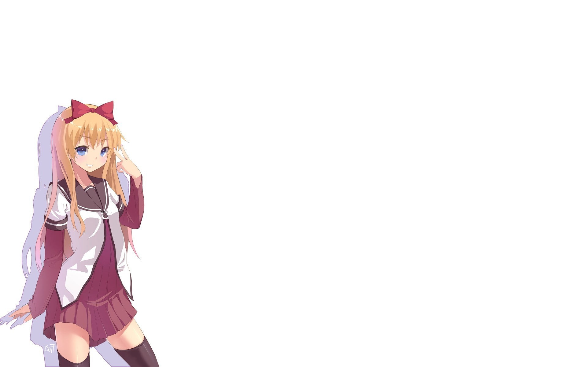 1080P, Yuru Yuri, Toshinou Kyouko, HD Wallpaper