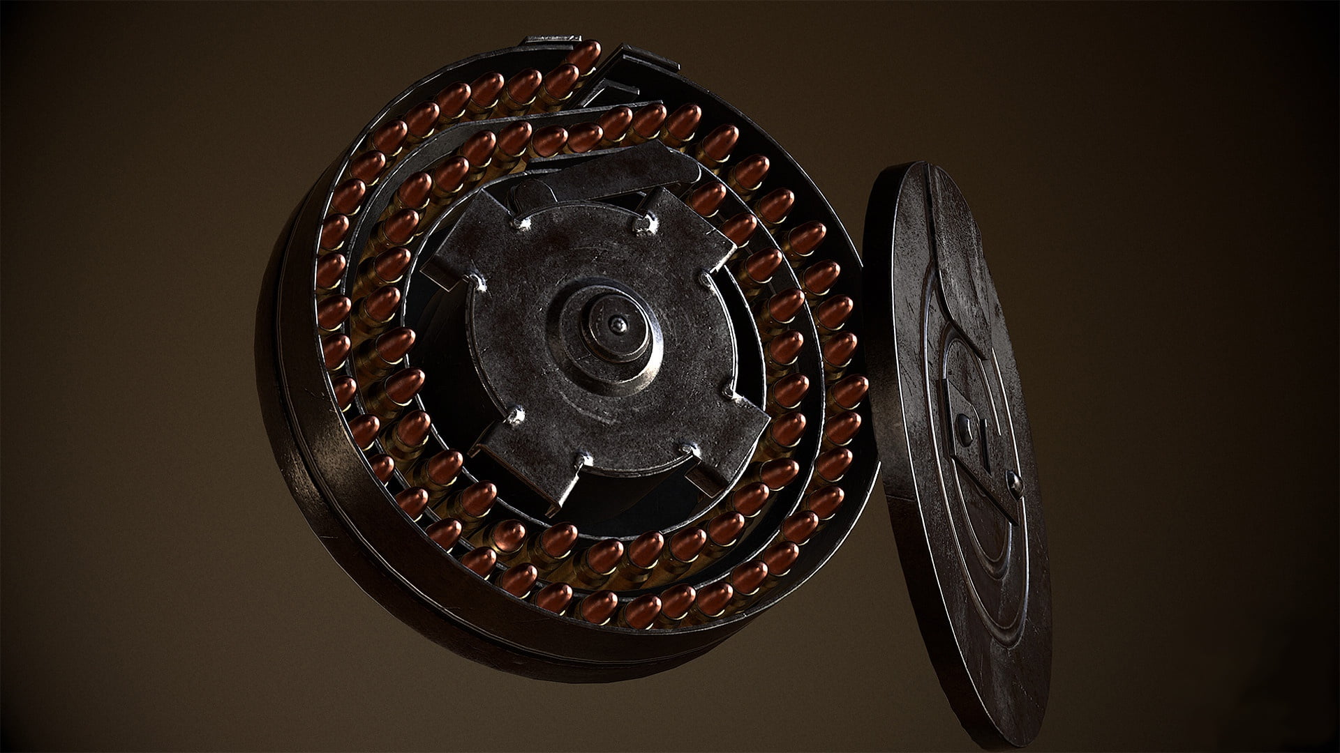 Shop, PPSH-41, Disk, 1080P, HD Wallpaper