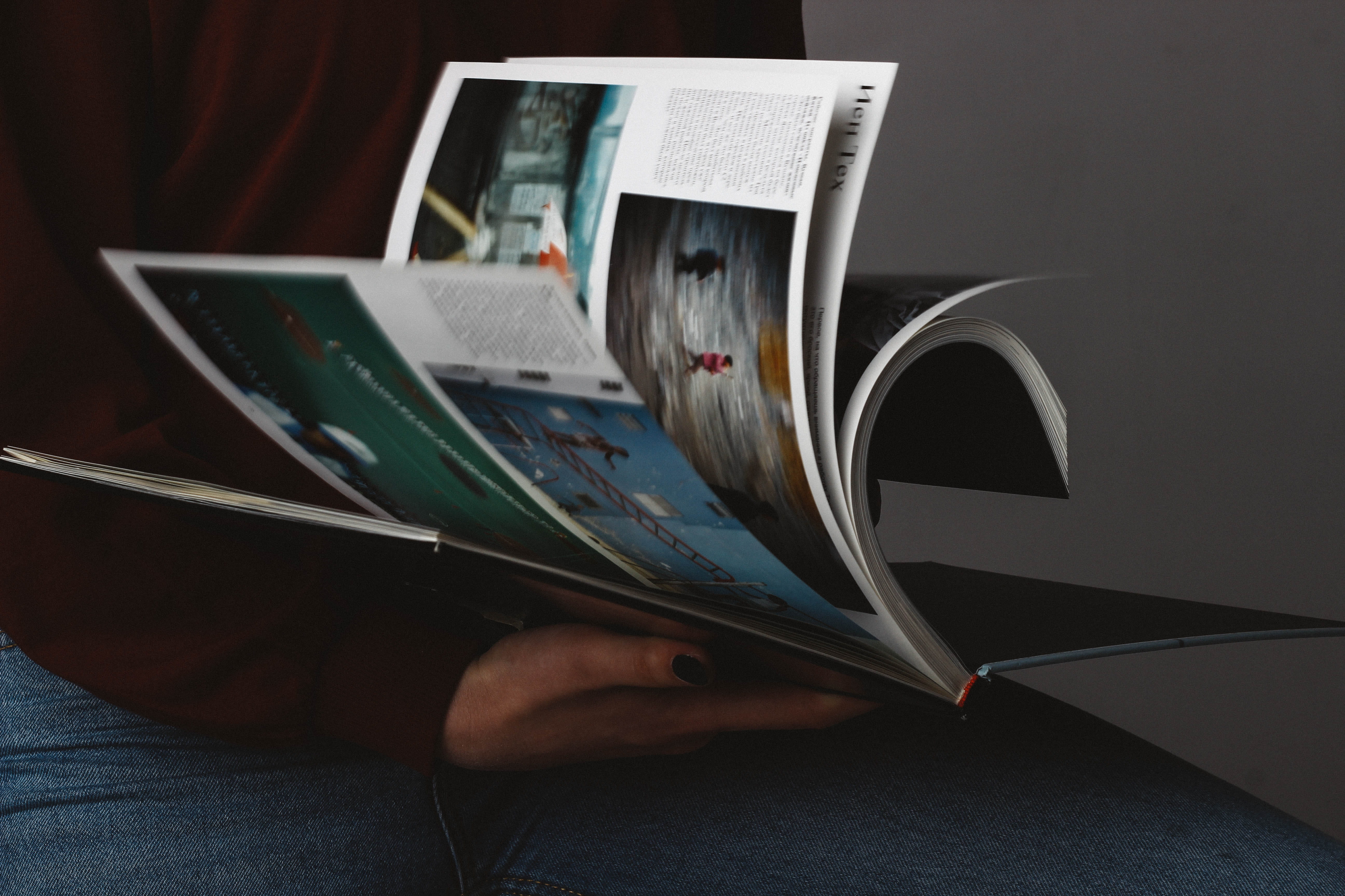 opened, relaxation, pages, publication, holding, facts, hardcover, close-up, page, the media, book pages, personal perspective, school, magazine, one person, HD Wallpaper