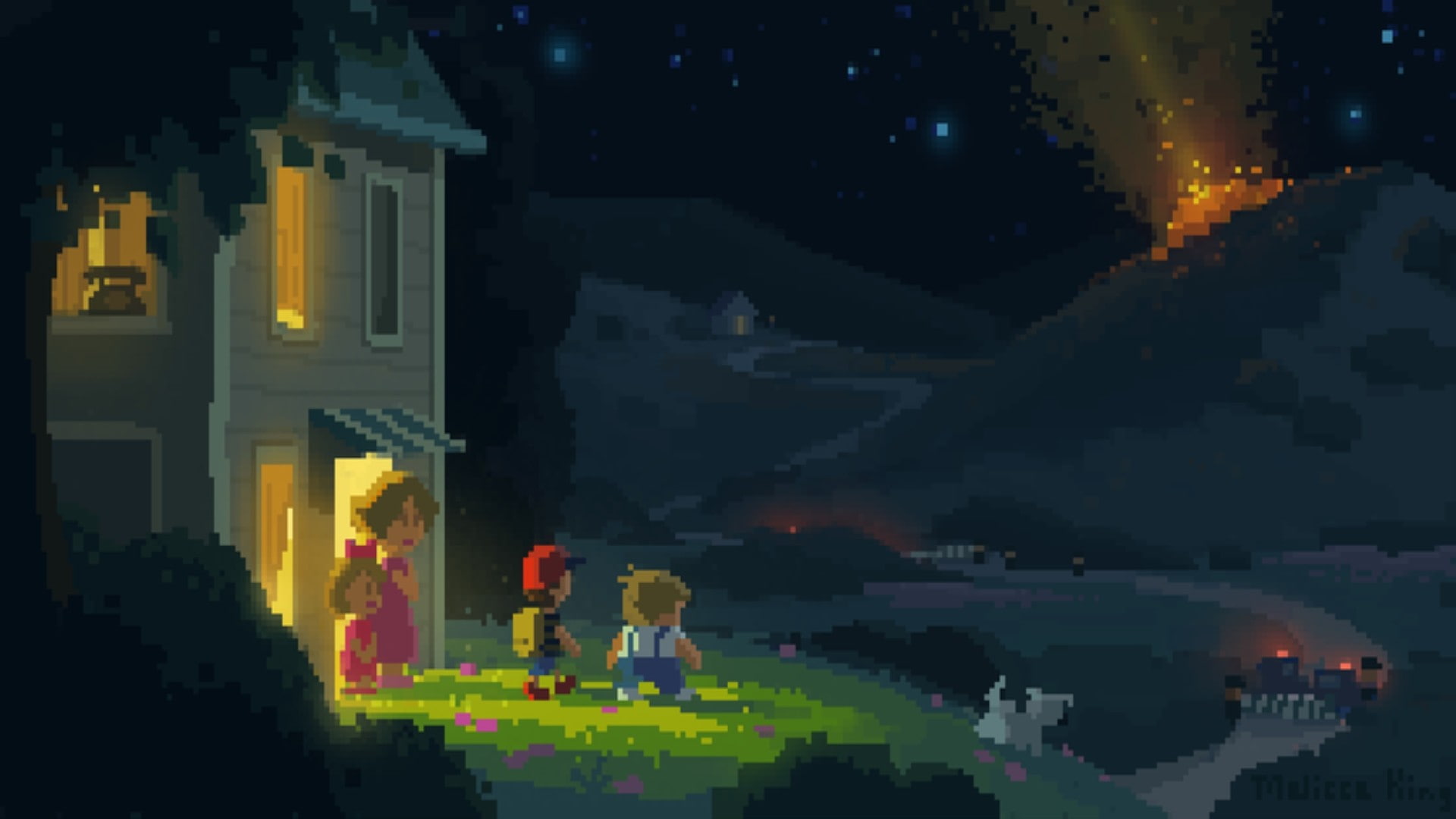 minimalism, retro games, 1080P, Earthbound, HD Wallpaper