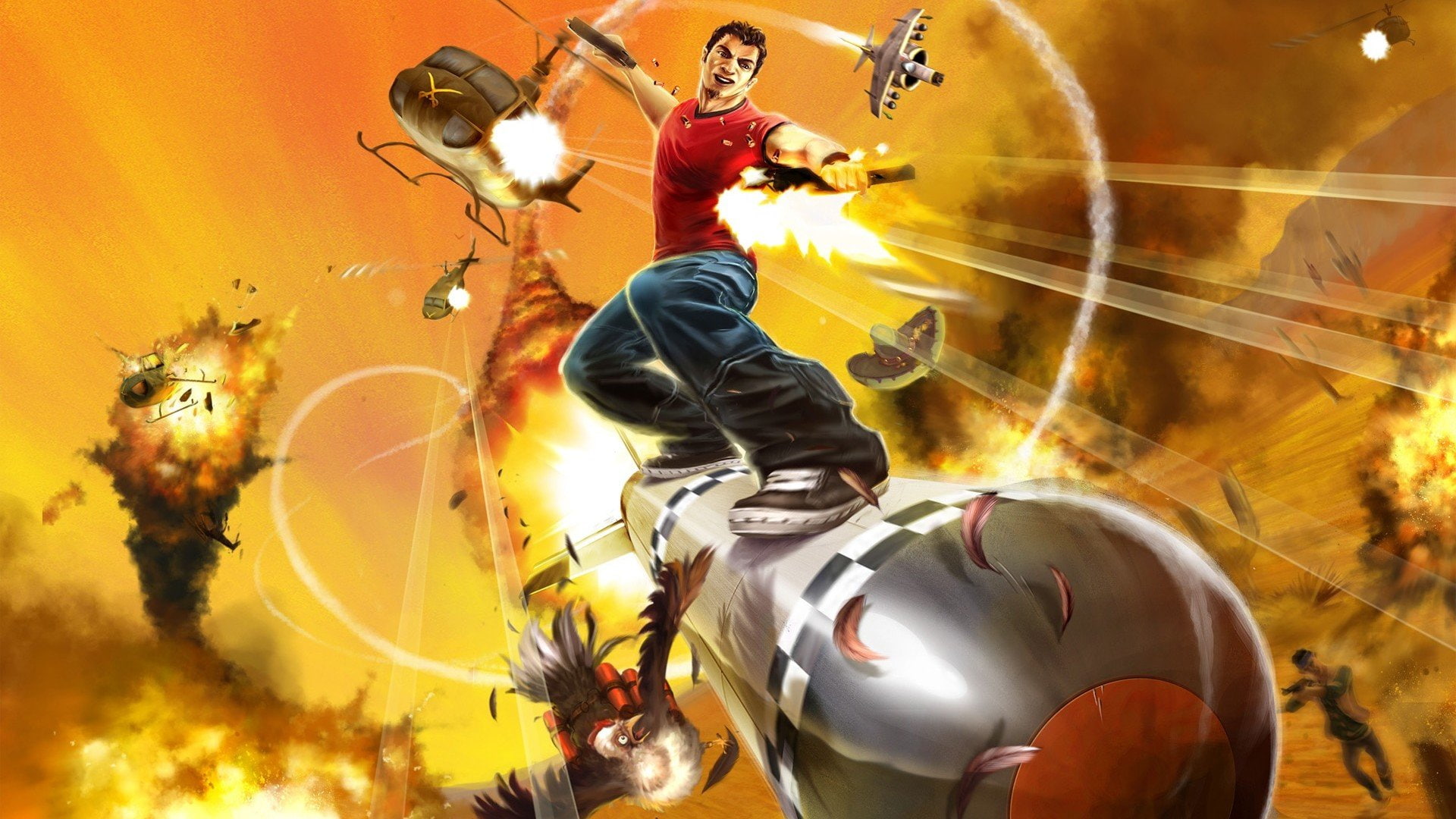 adventure, 1080P, shooter, overdose, action, total, HD Wallpaper