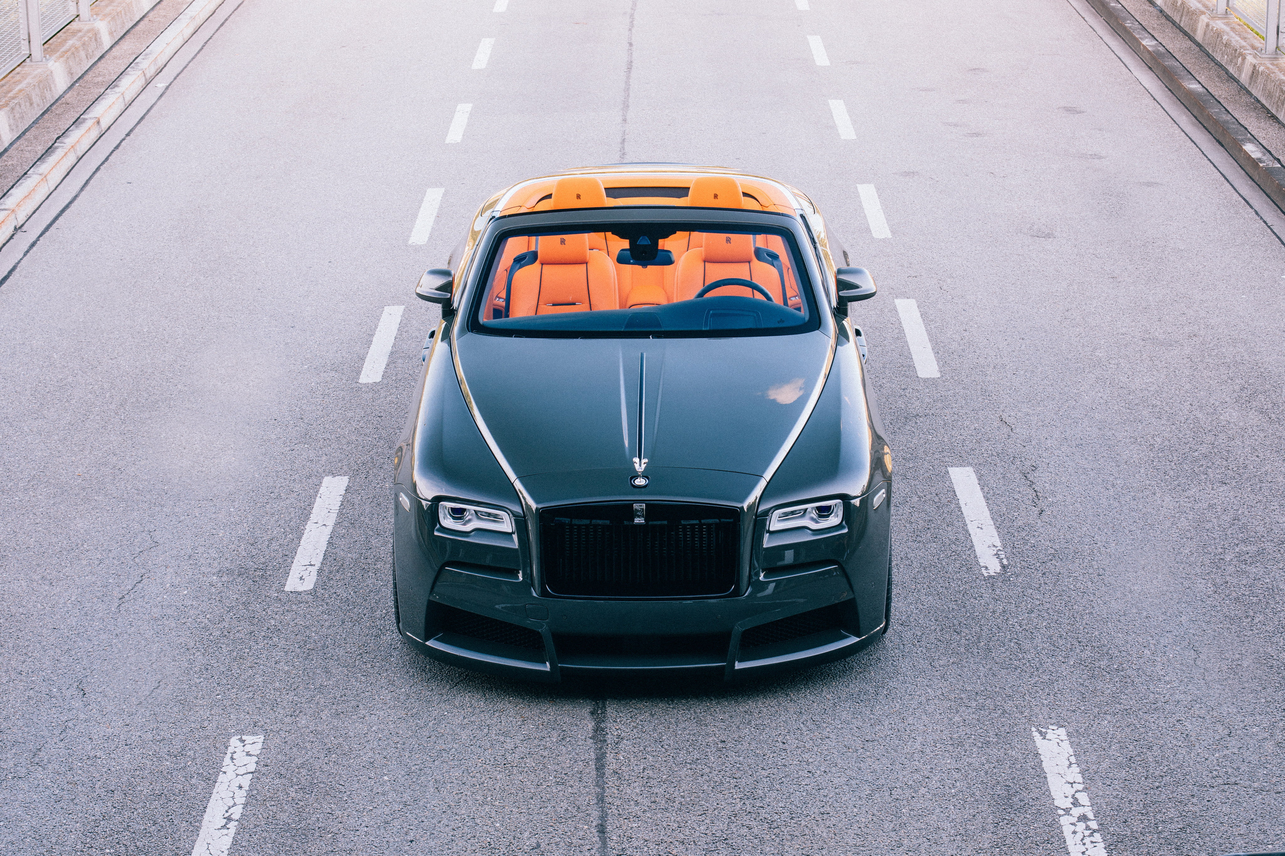 dividing line, transportation, rolls royce dawn overdose, multiple lane highway, high angle view, land vehicle, day, hd, road marking, sign, car, cars, HD Wallpaper