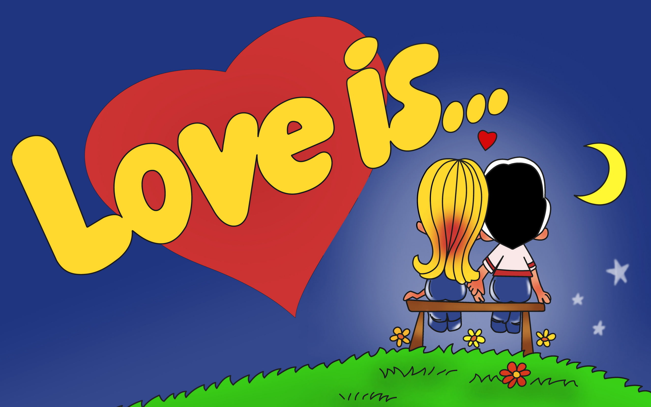 what, love, 2K, HD Wallpaper