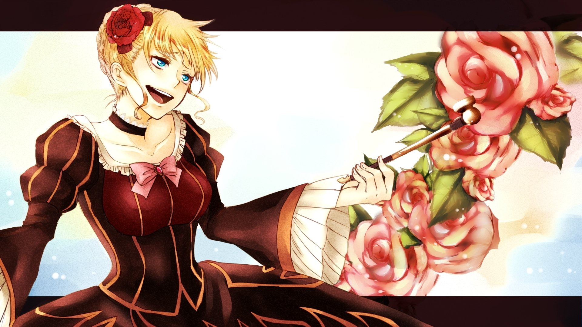 Umineko: When They Cry, Beatrice (Umineko no Naku Koro ni), 1080P, Anime, HD Wallpaper
