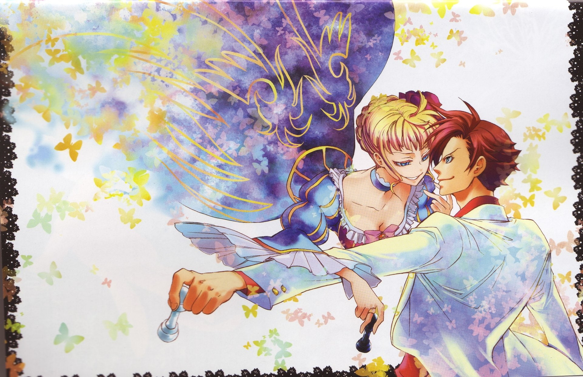 Anime, Umineko: When They Cry, Beatrice (Umineko no Naku Koro ni), Battler Ushiromiya, 1080P, HD Wallpaper