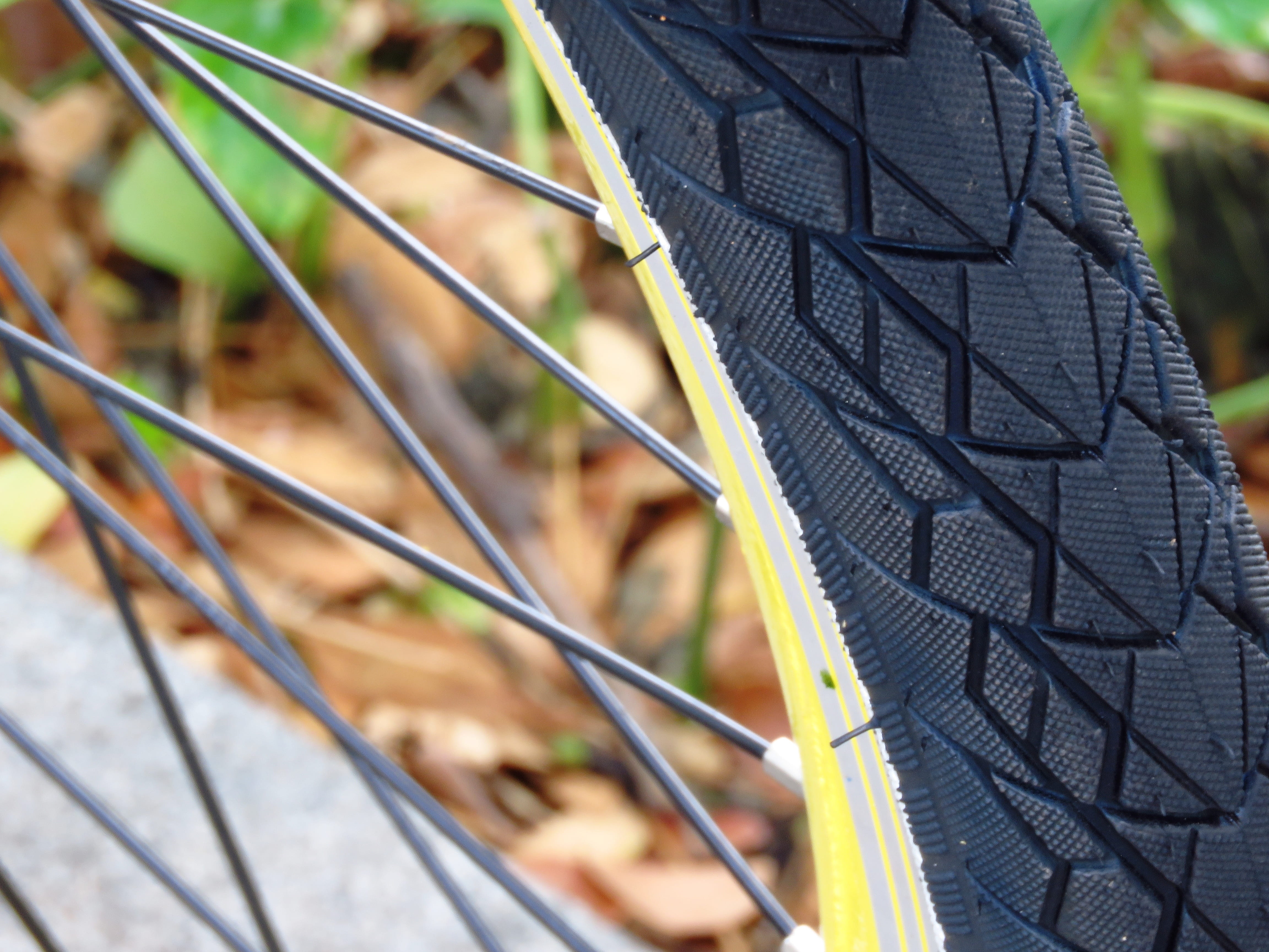 fence, plant, black, rubber, outdoors, day, activity, symbol, ride, safety, no people, Macro, nature, mountain, plant part, Wheel, biking, sunlight, Tyre, HD Wallpaper