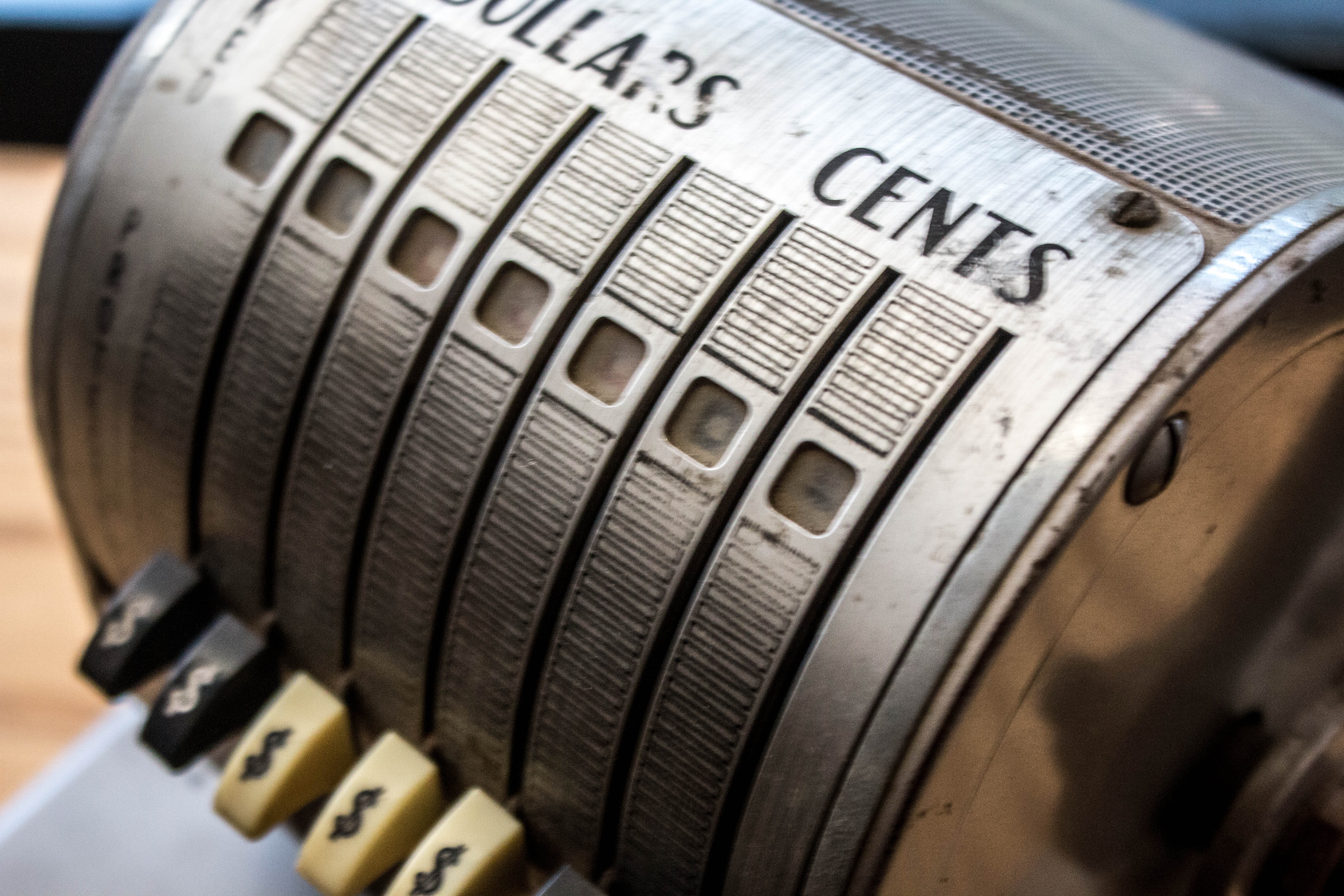 in a row, cents, 5K, control, single object, lever, studio shot, dial, number, close-up, plus sign, selective focus, data, no people, machine, text, business, HD Wallpaper