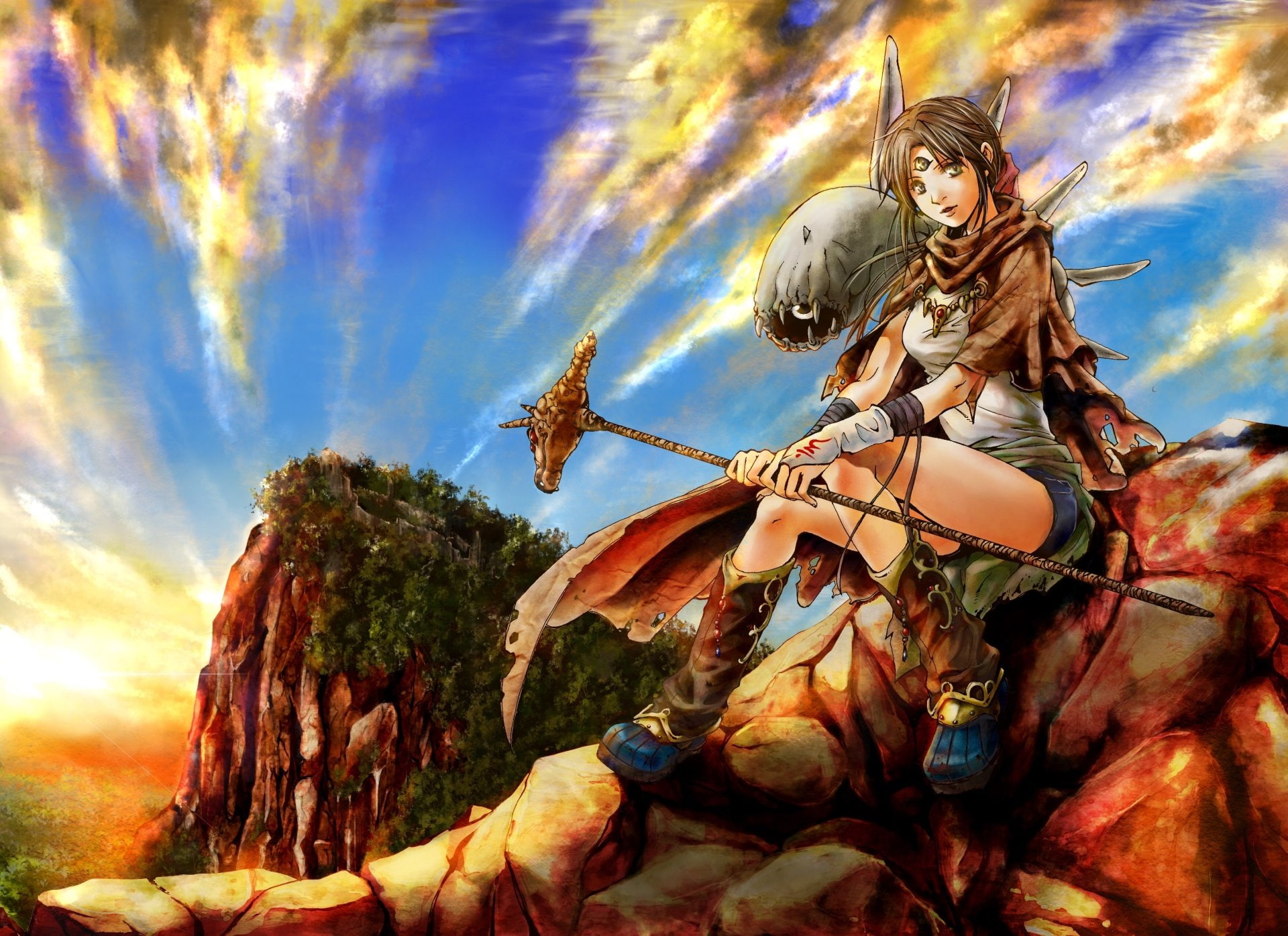 1080P, Anime, 3x3 Eyes, HD Wallpaper