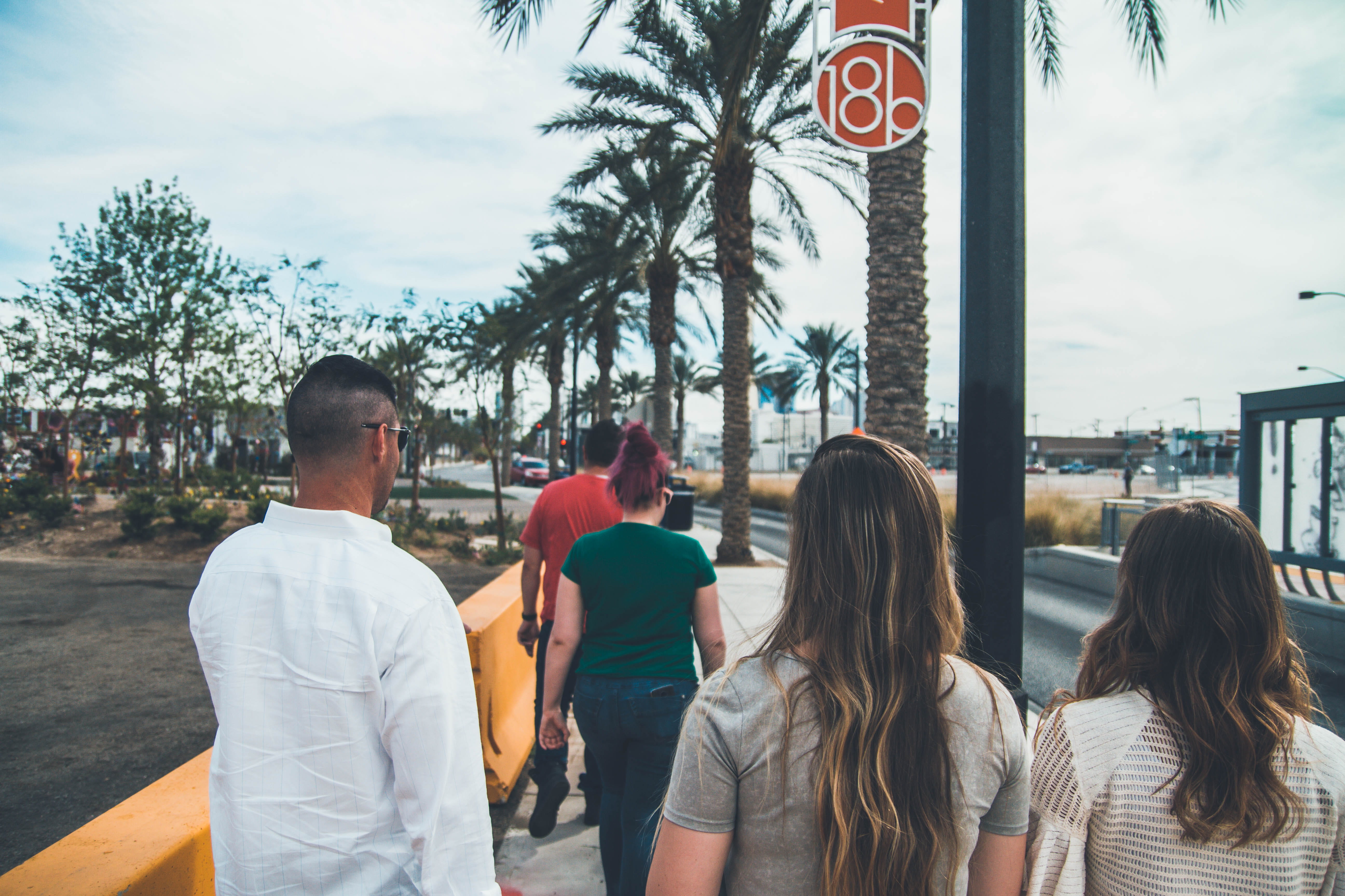 young adult, adult, employees, leisure activity, street view, haircut, lifestyles, group of people, adventure, las vegas, women, plant, movement, friendship, HD Wallpaper