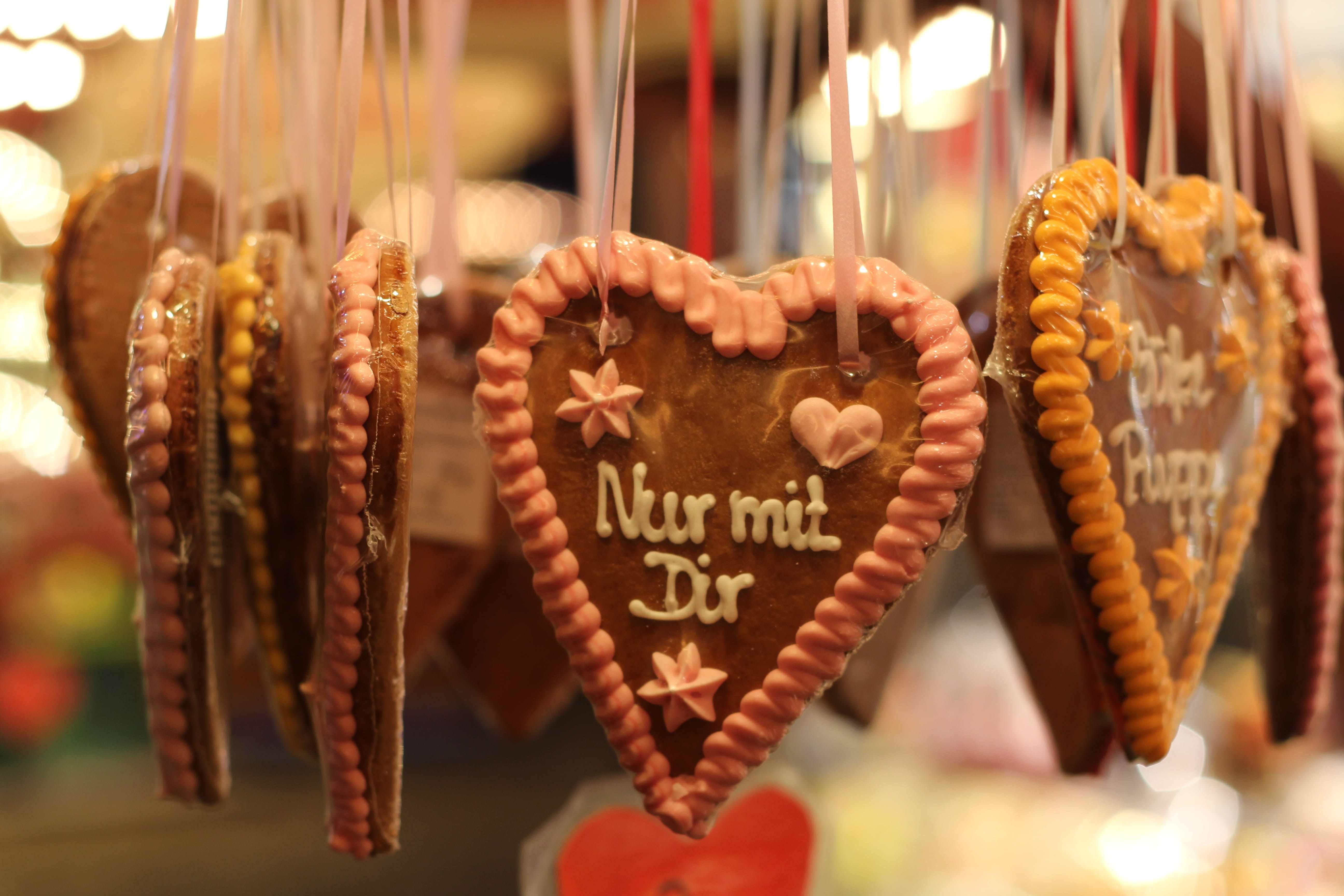heart, year market, communication, baked goods, only with you, non-western script, script, fair, market, oktoberfest, snack, germany, colorful, celebrate, HD Wallpaper