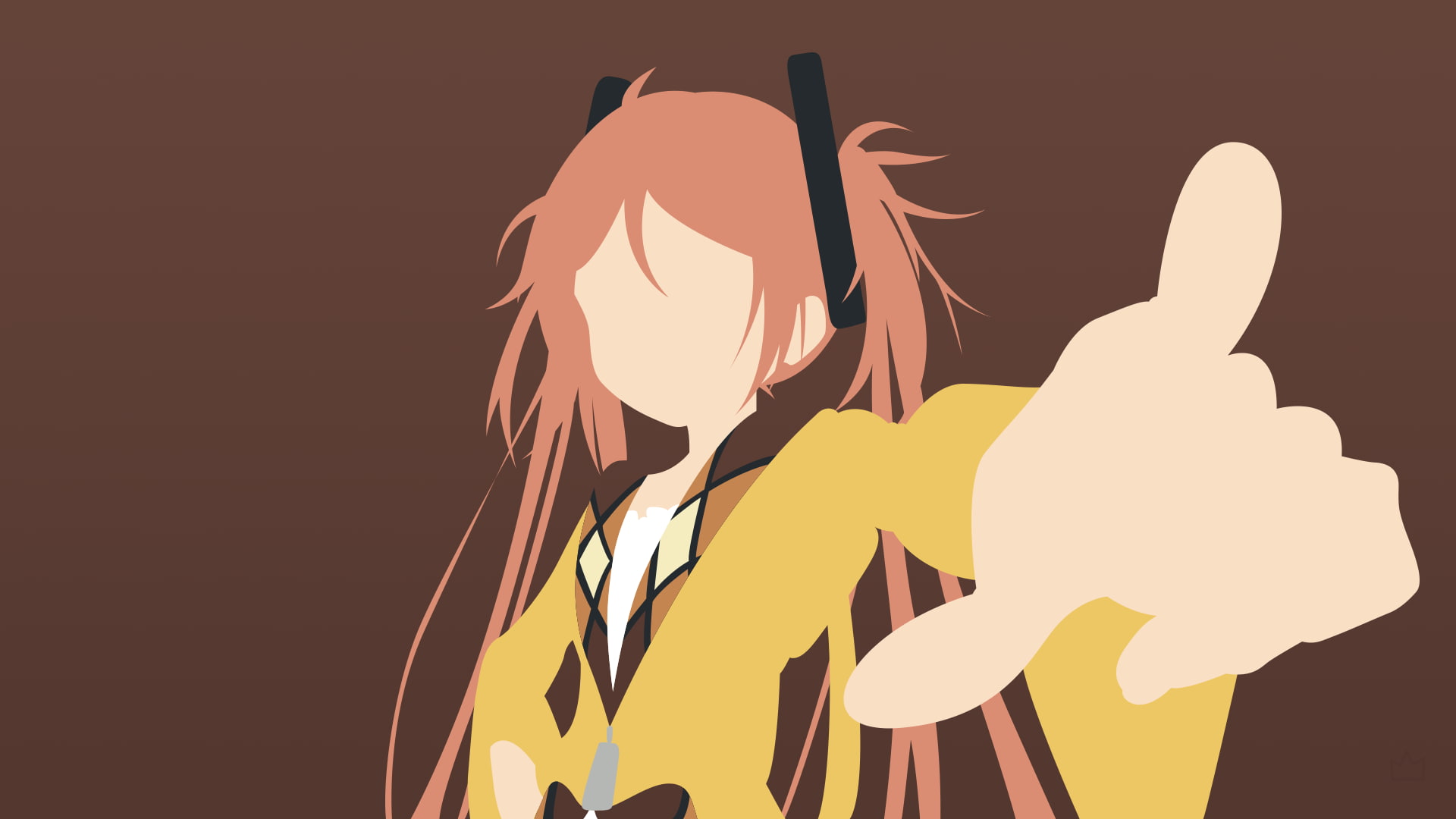 vector, Aihara Enju, anime girls, Black Bullet, twintails, 1080P, anime vectors, minimalism, HD Wallpaper