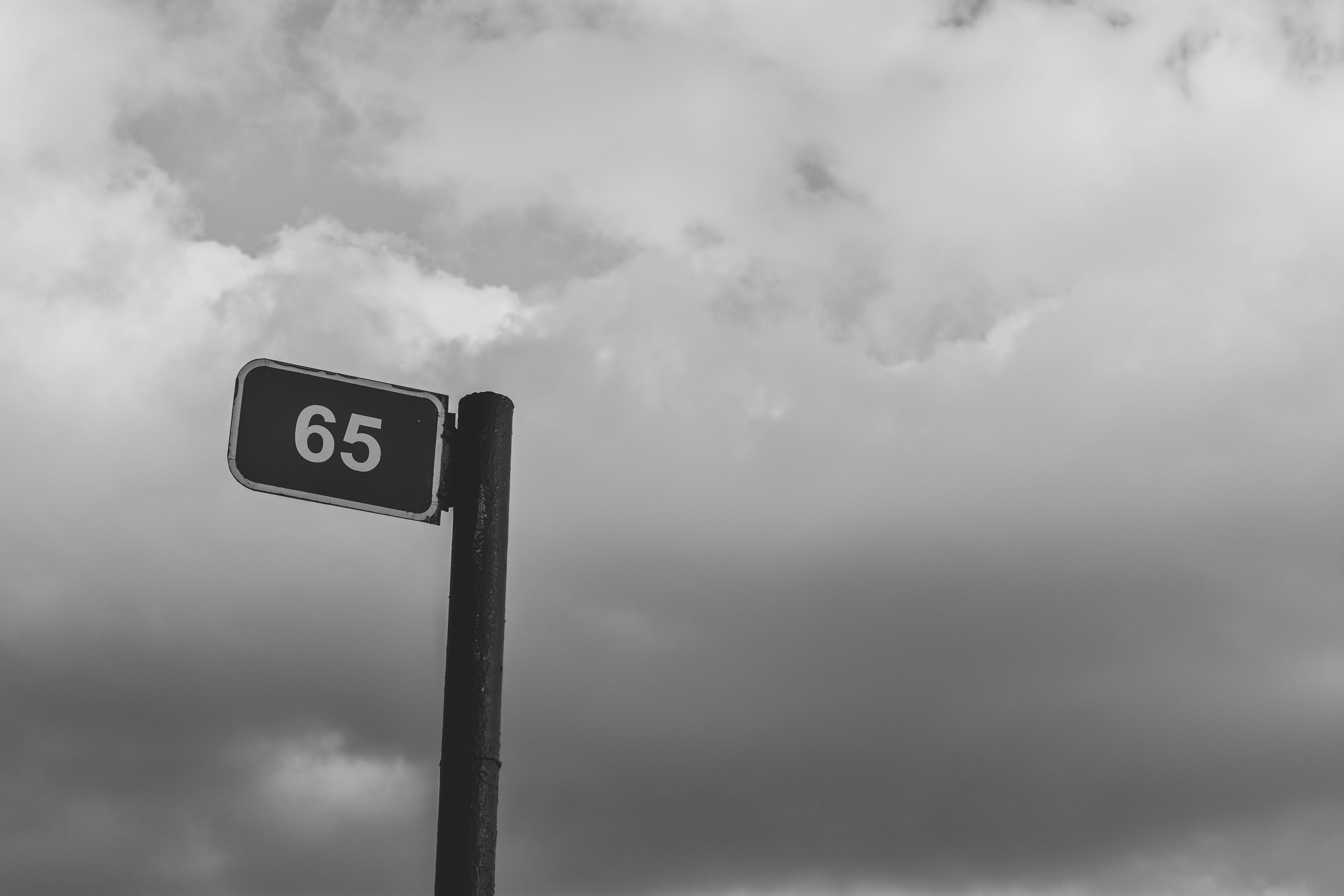 guidance, focus on foreground, road sign, 5K, black and white, no people, disabled access, low angle view, pole, information, information sign, black-and-white, HD Wallpaper