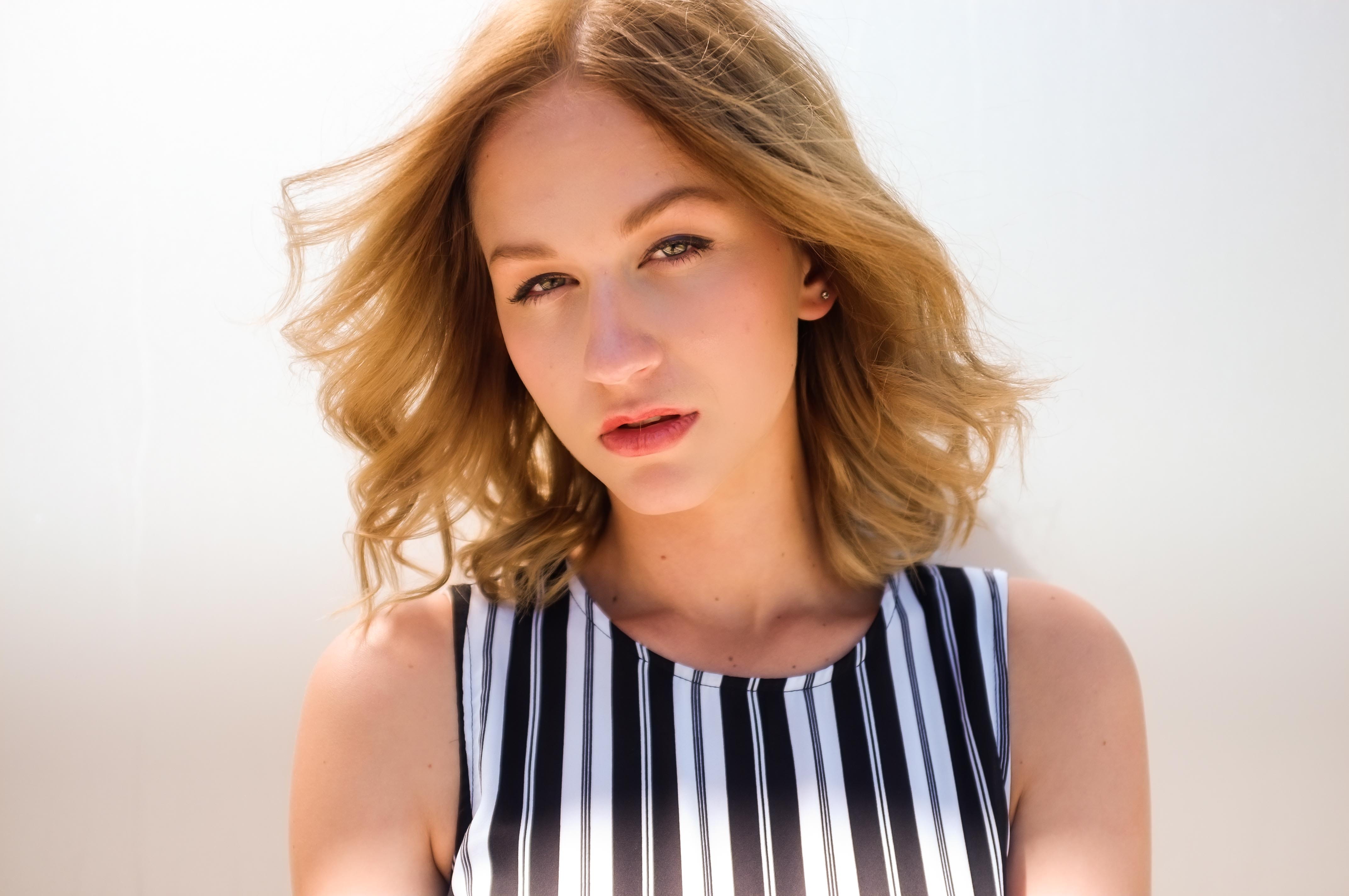headshot, pretty, woman, female, young adult, contemporary, eyes, face, hairstyle, human face, close, looking, girl, clean, facial expression, casual, beauty, HD Wallpaper