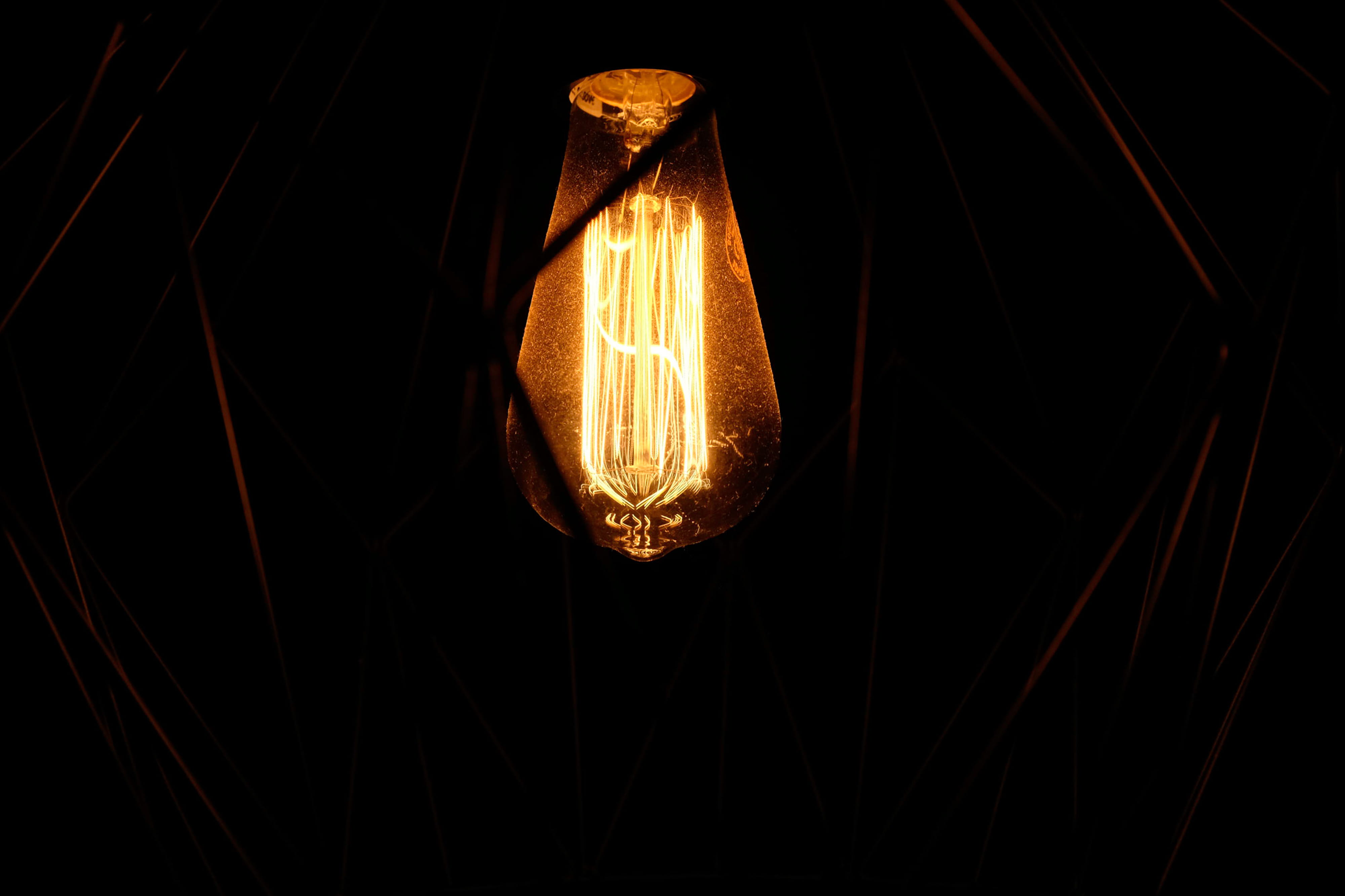 light, cut out, electrical equipment, lighting Equipment, Edison, domestic room, bulb, close-up, glass - material, lantern, no people, illuminated, electricity, HD Wallpaper