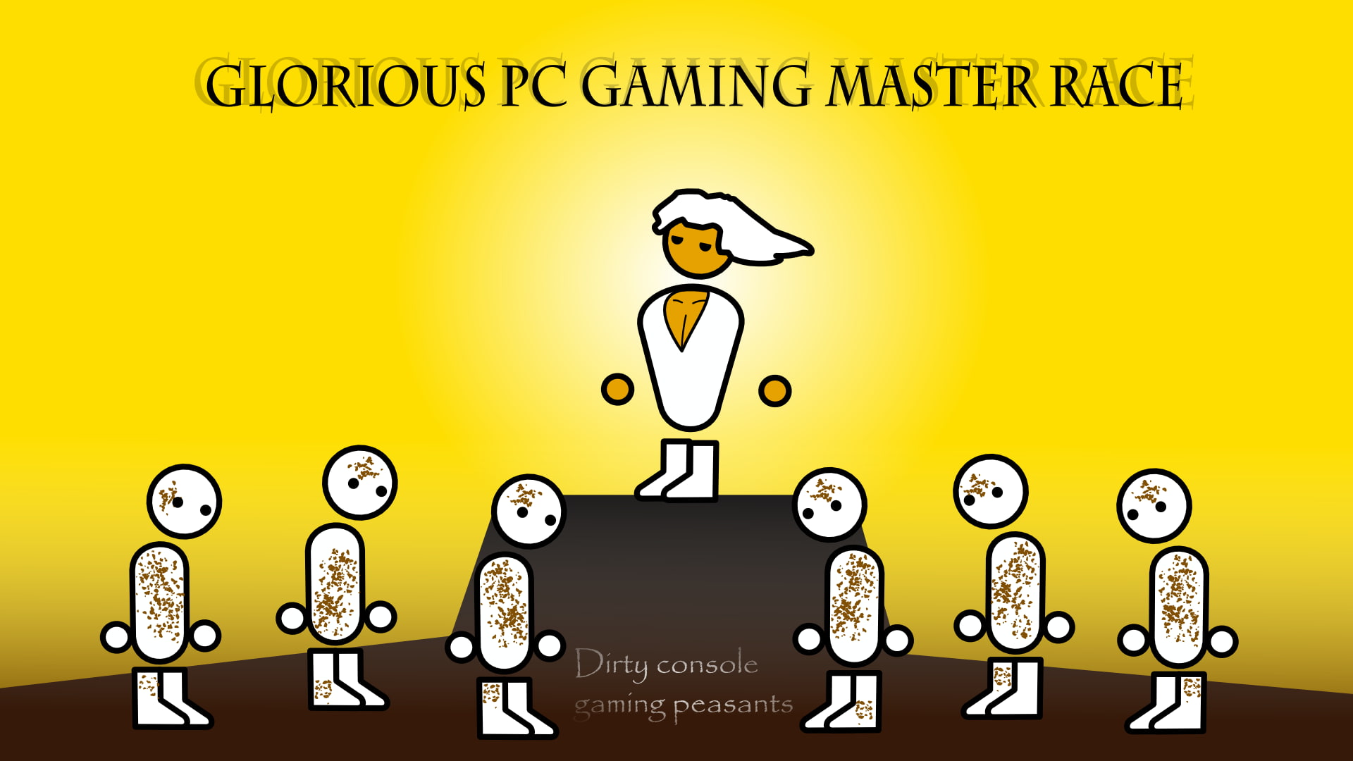 PC Master  Race, 1080P, Zero Punctuation, computer, minimalism, hero, HD Wallpaper