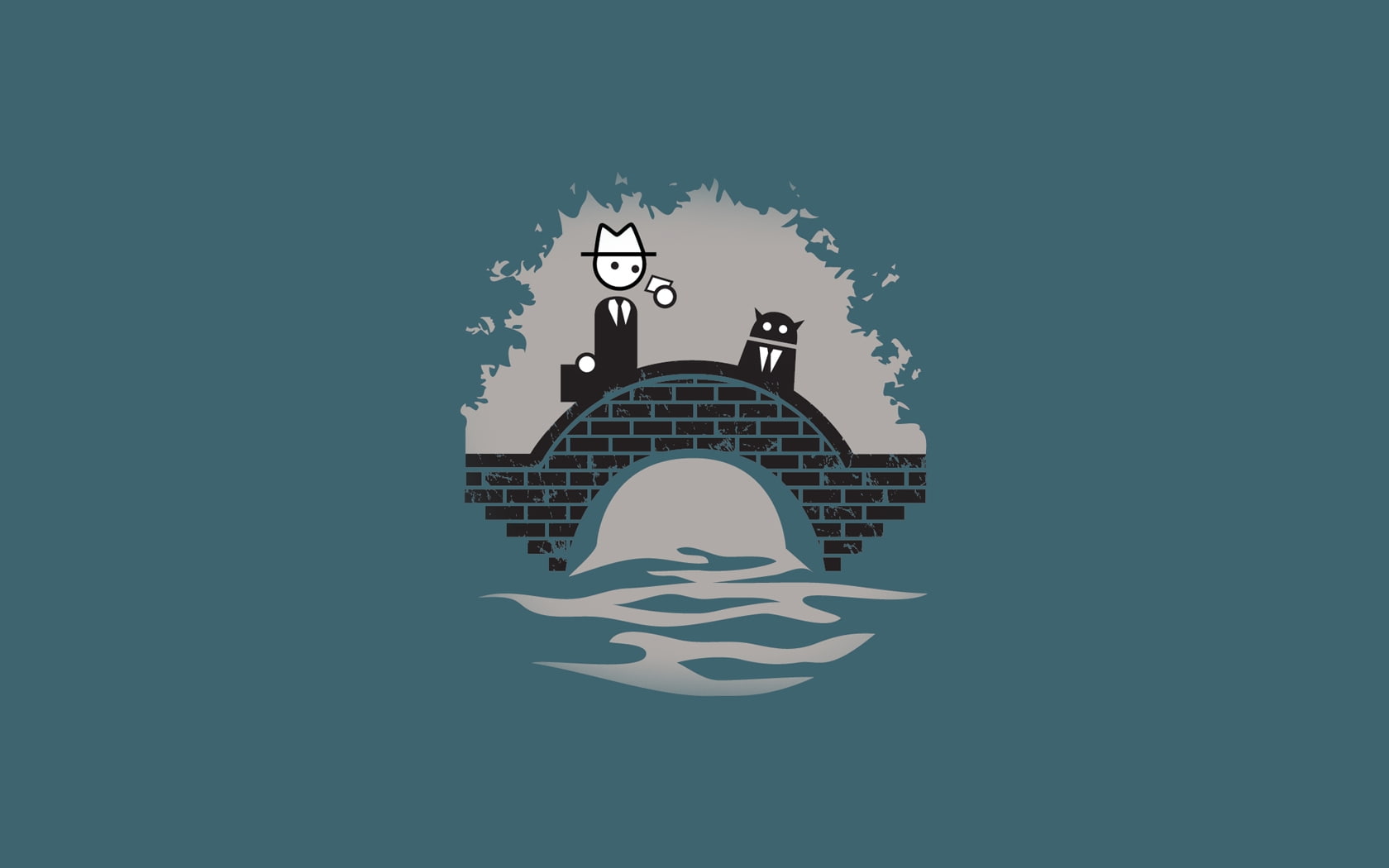 720P, minimalistic, x, art, hd, zero, Cartoons, punctuation, drawings, HD Wallpaper