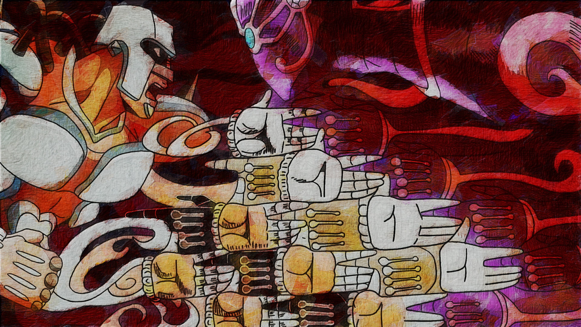 Anime, Jojos Bizarre Adventure, 1080P, Crazy Diamond (Jojos Bizarre Adventure), Enigma (Jojos Bizarre Adventure), HD Wallpaper