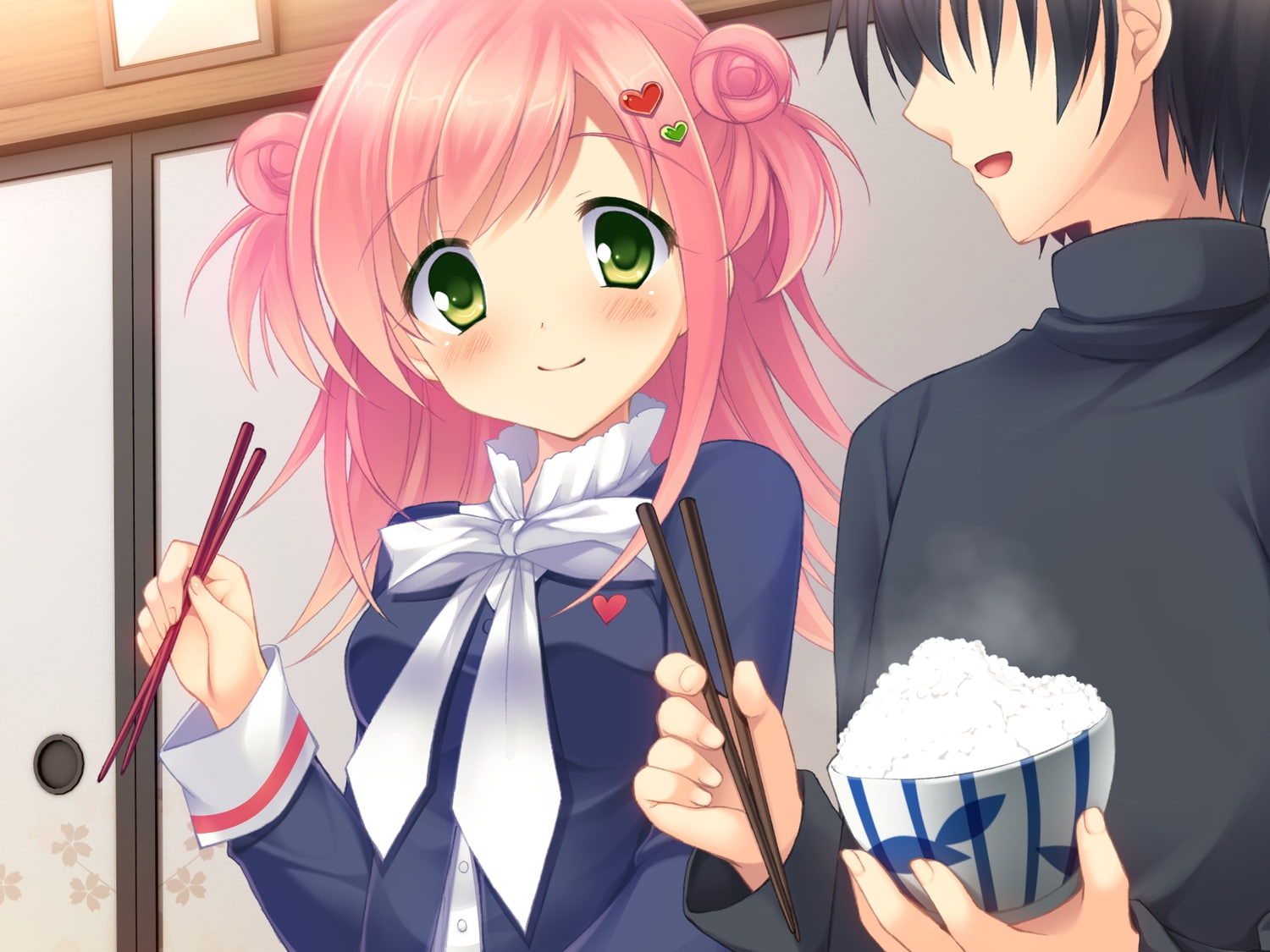 720P, plaid, game, reply, sakura, cg, HD Wallpaper