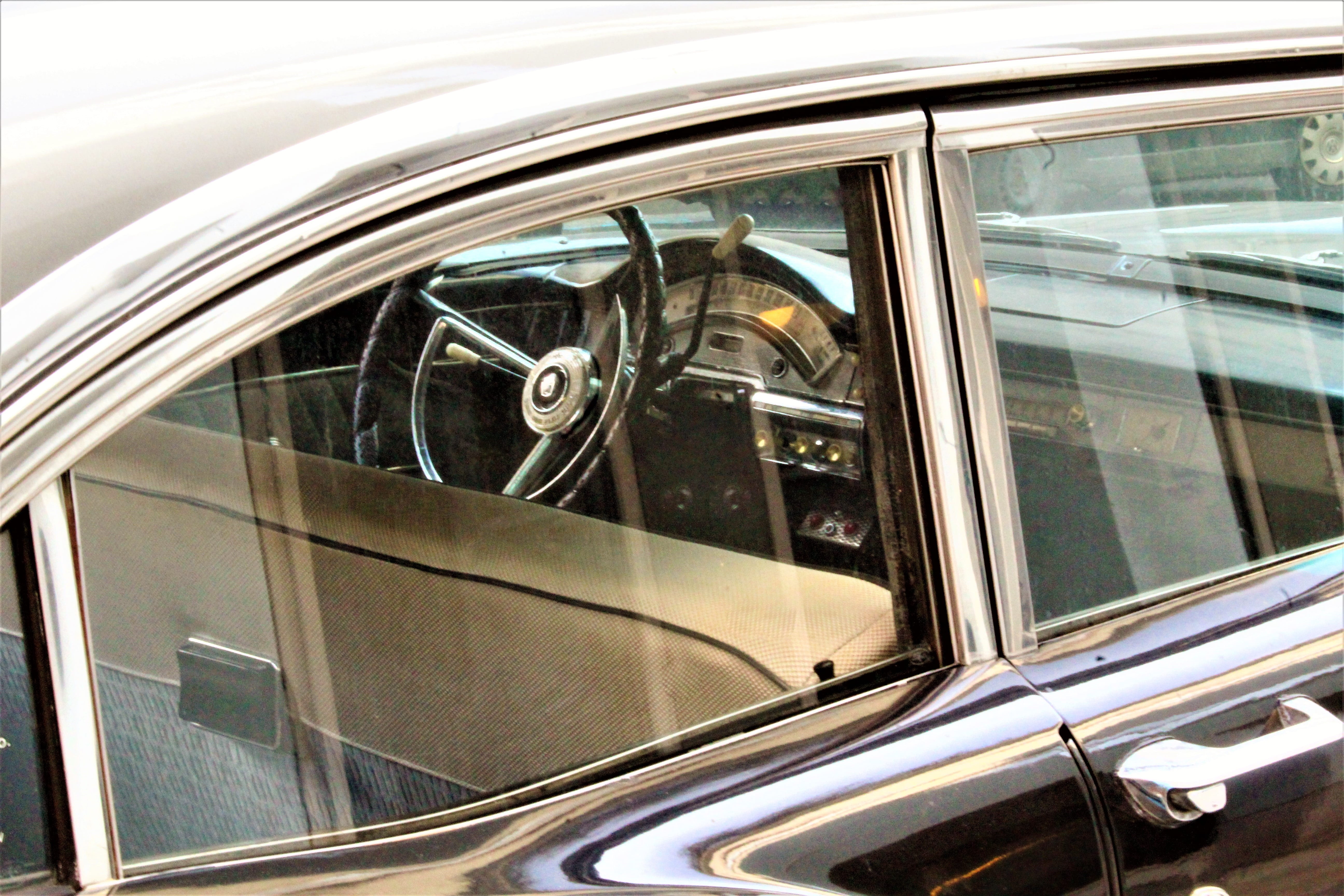 reflection, model car, year built 1929, transparent, obsolete, at that time, cadilac eldorado, classic, spin, transportation, usa, motor vehicle, car, vintage car, HD Wallpaper