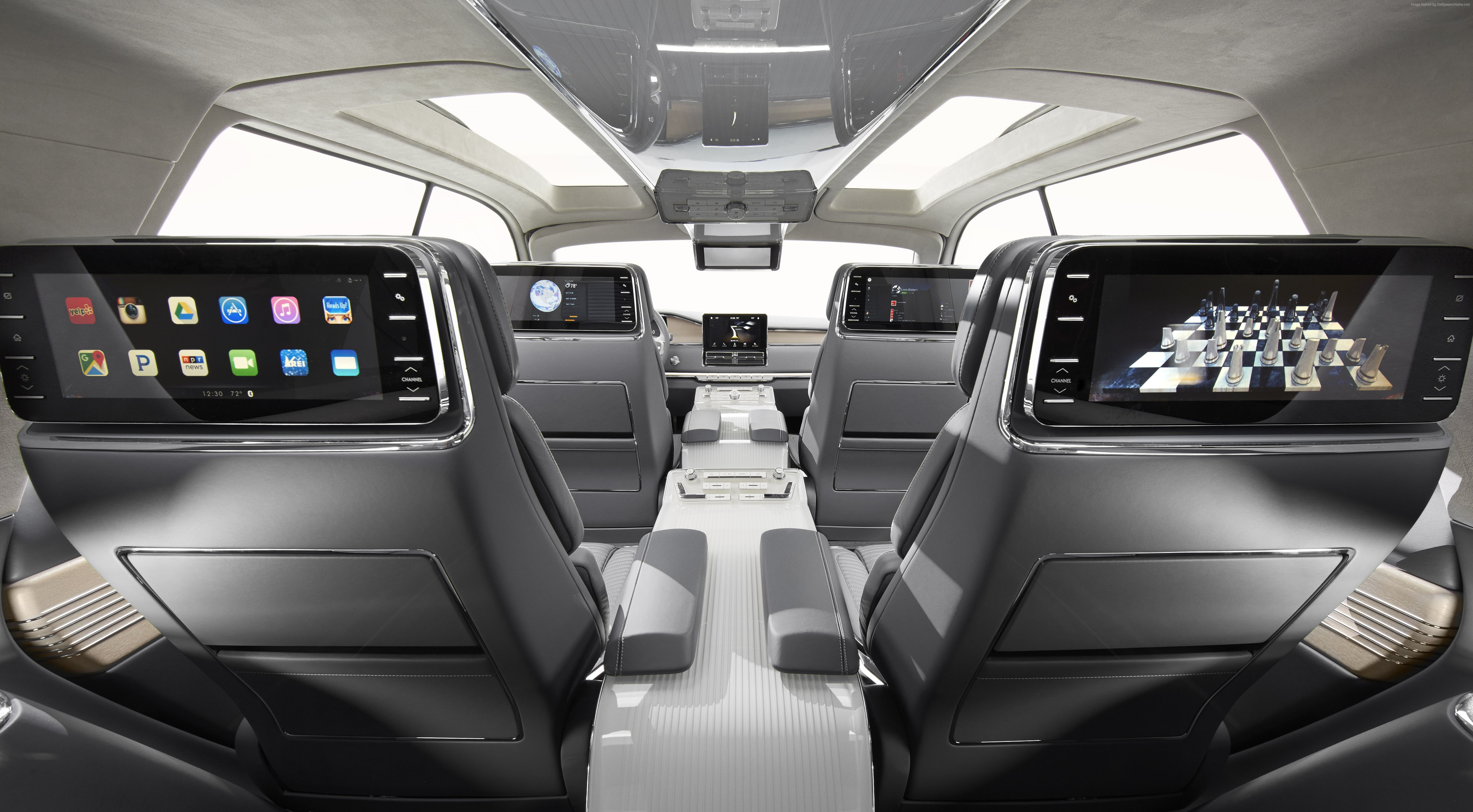 SUV, interior, 5K, Lincoln Navigator, 2017 New York Auto Show, HD Wallpaper