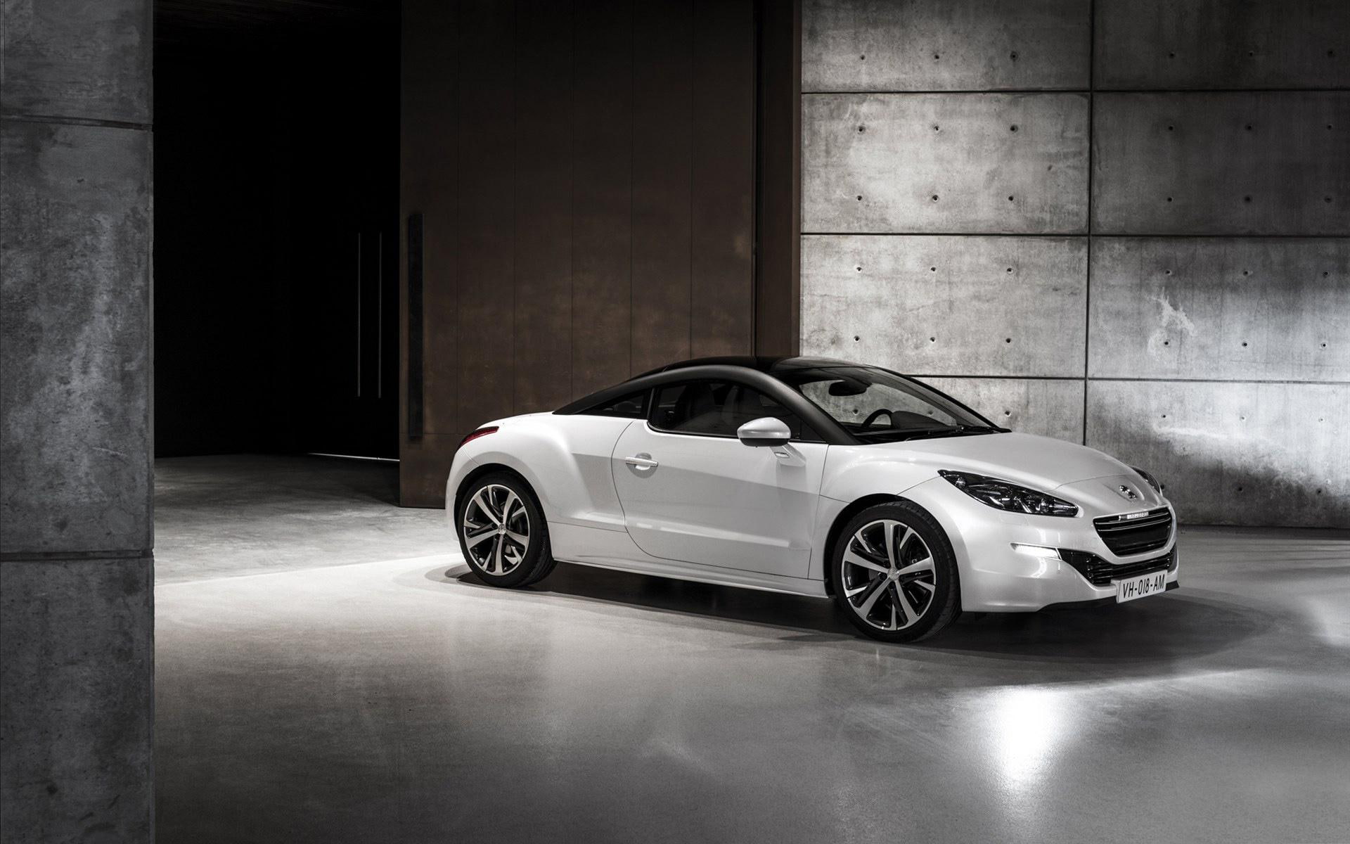 rcz, sports, peugeot, coupe, cars, white, 2013, 1080P, HD Wallpaper