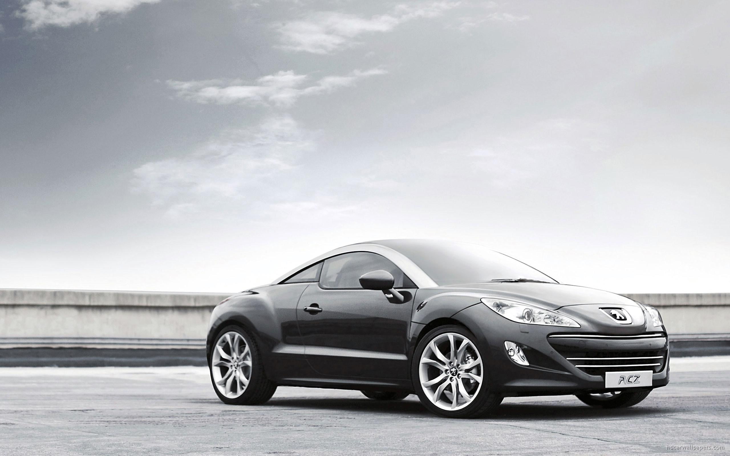 2K, rcz, peugeot, 2010, coupe, black, cars, HD Wallpaper